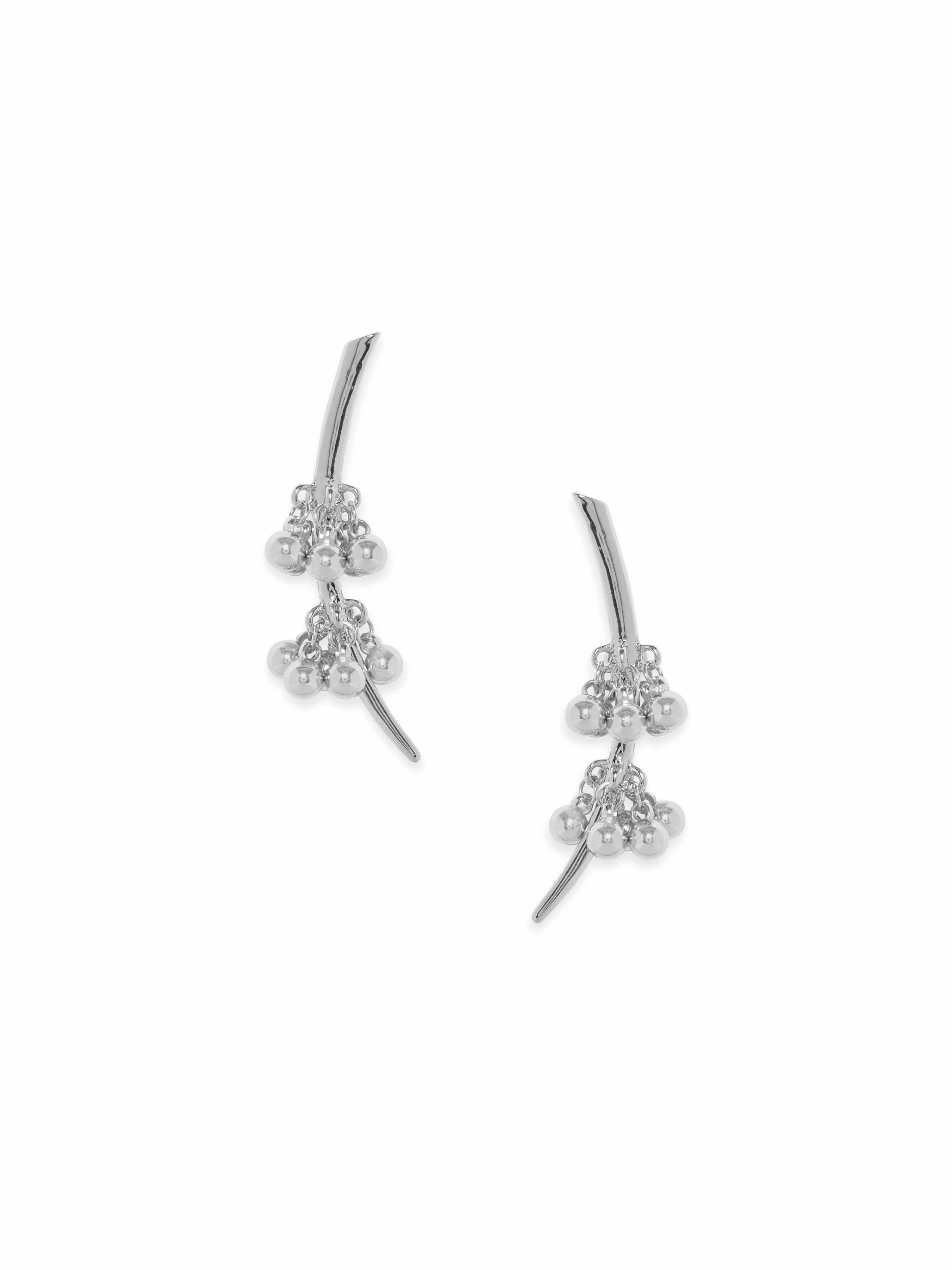 Oxidised Modern Sleek Ear Cuffs