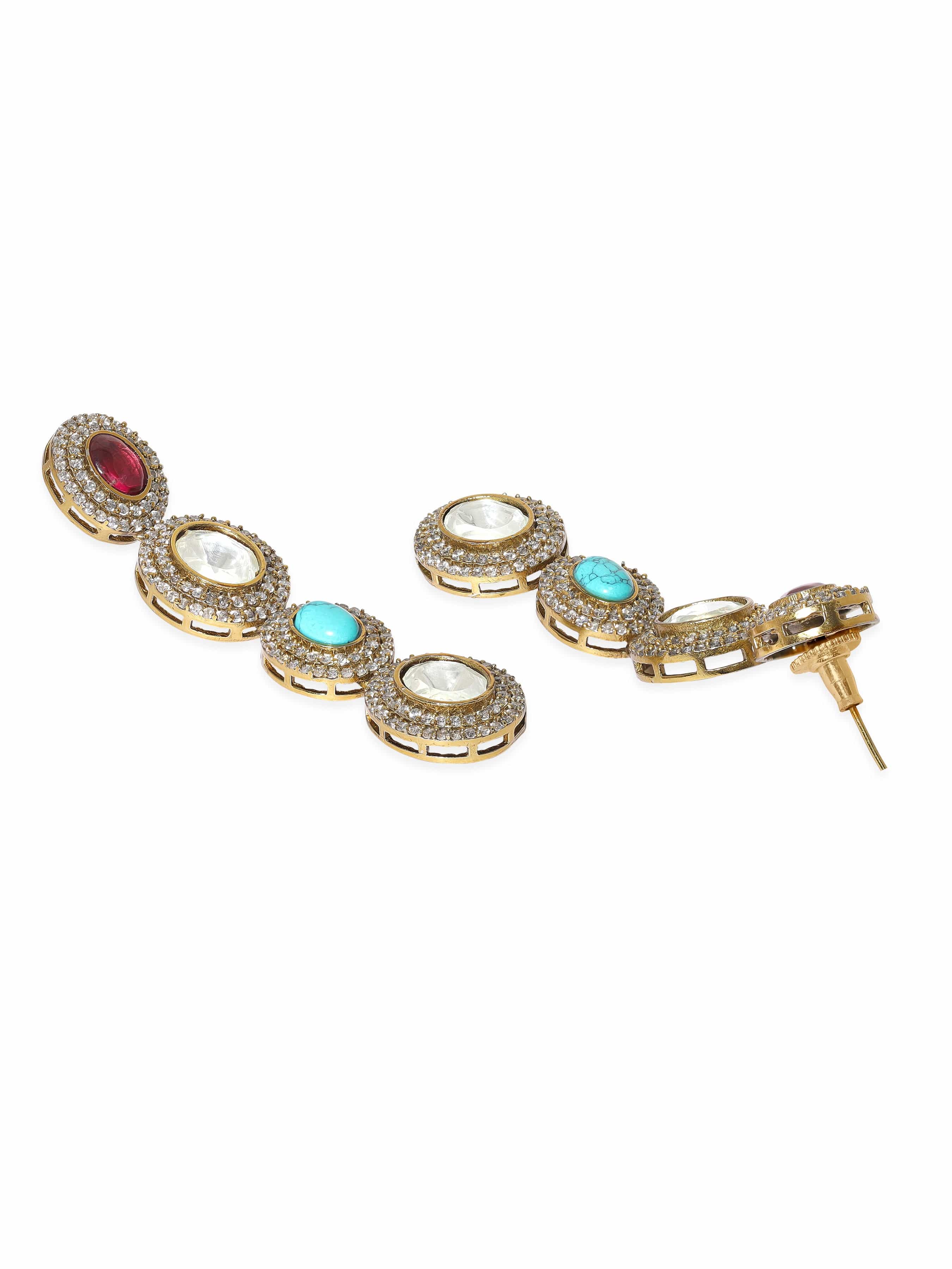 Iconic AD & Kundan Statement Necklace Set
