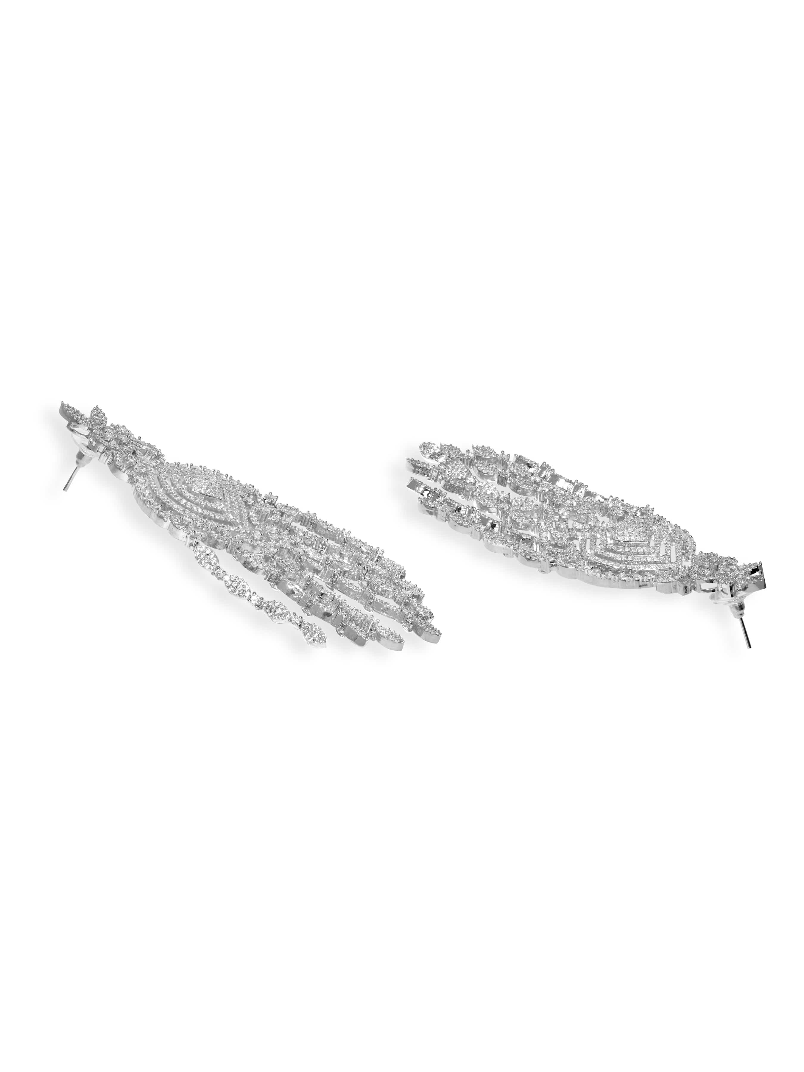Eternal Shine American Diamond Zirconia Danglers