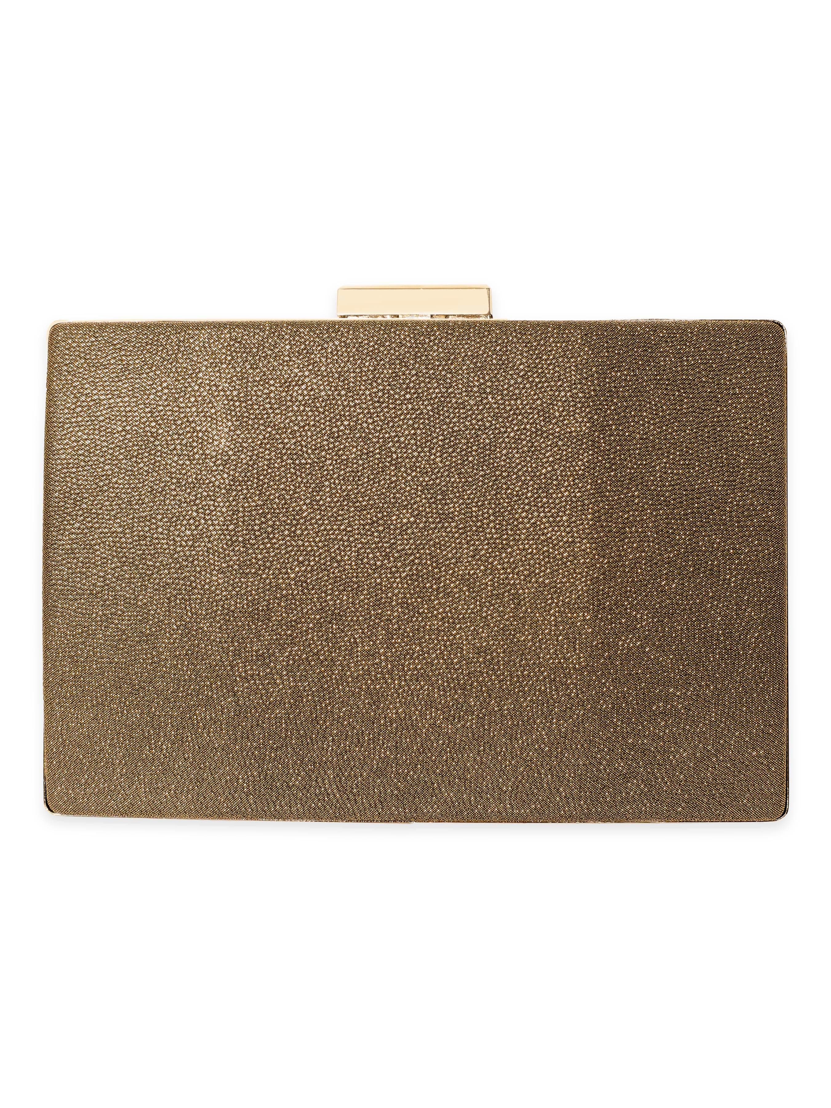Wentra Gilded Glamour Handcrafted Shimmery Clutch Bag