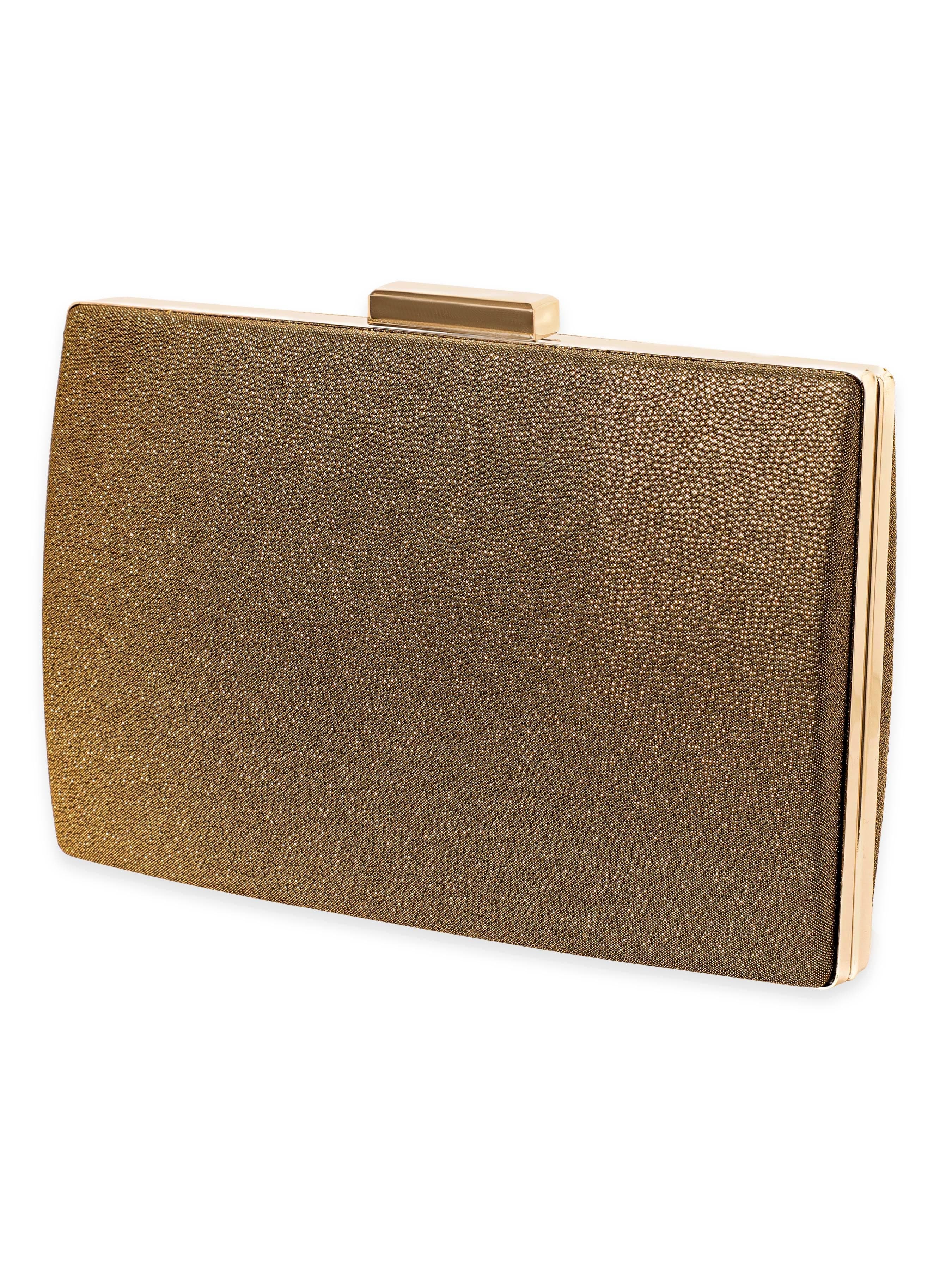 Wentra Gilded Glamour Handcrafted Shimmery Clutch Bag