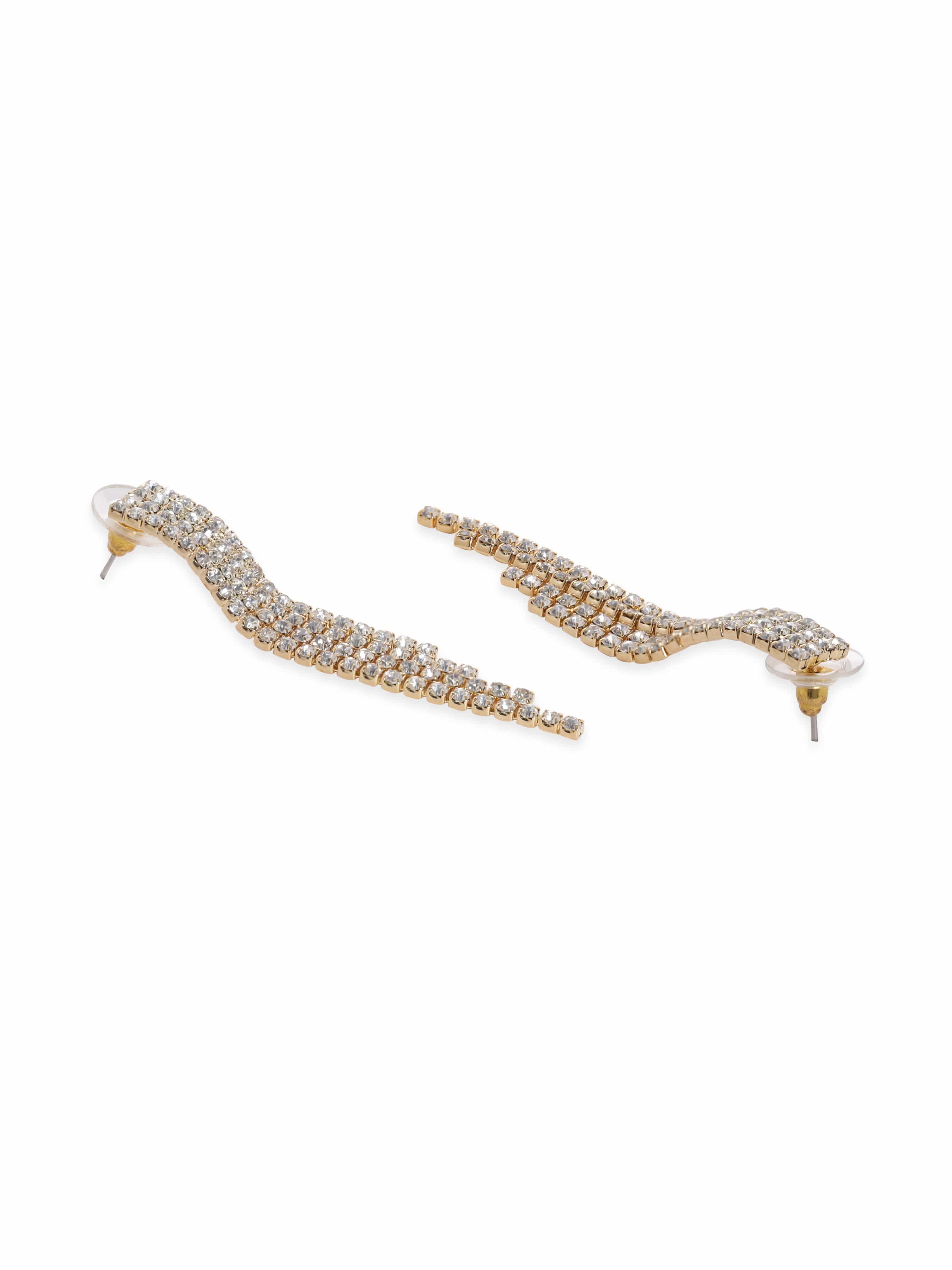 American Diamond Zirconia White Necklace Set