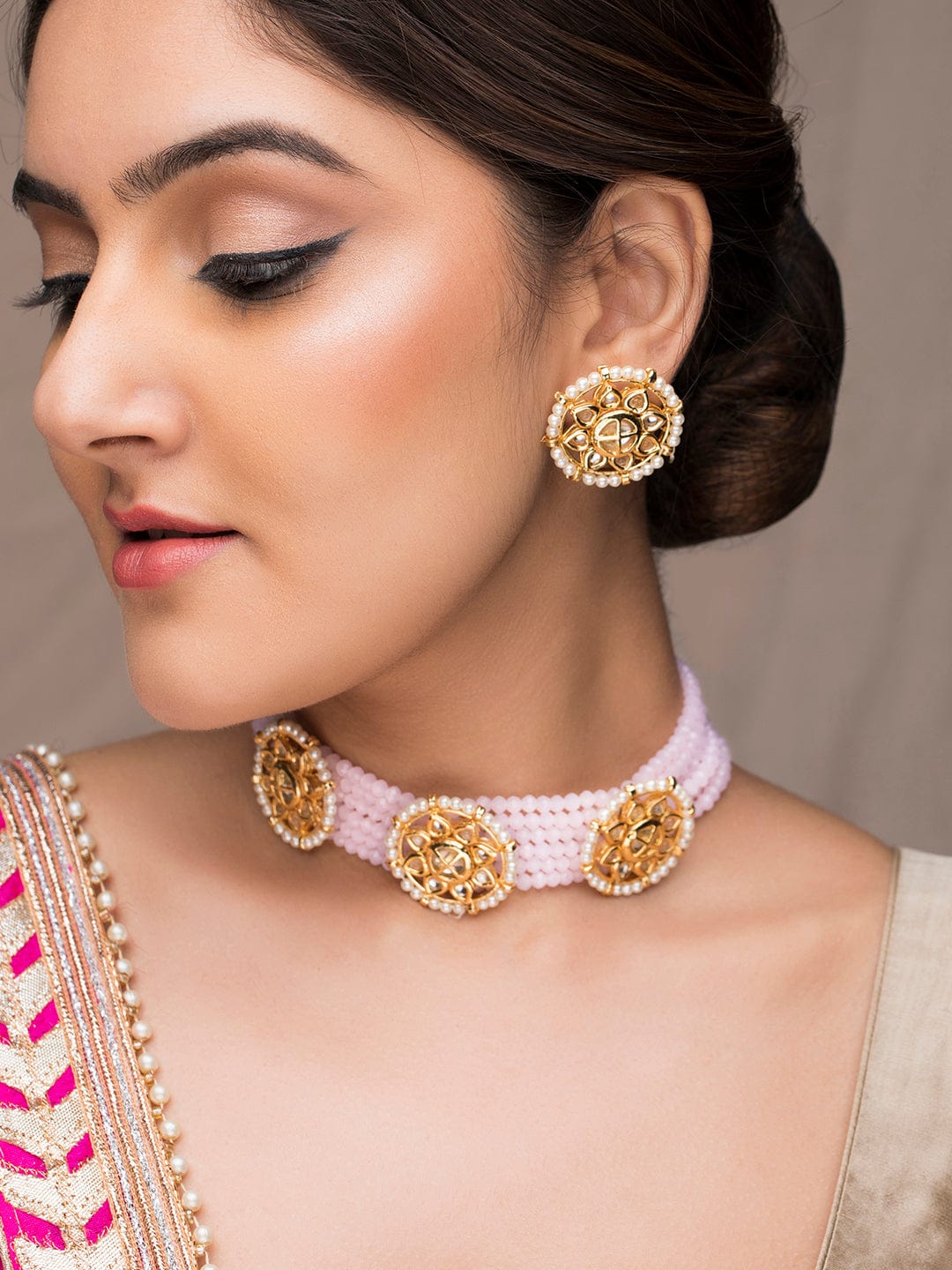 Luxe Tradition Kundan Choker Set