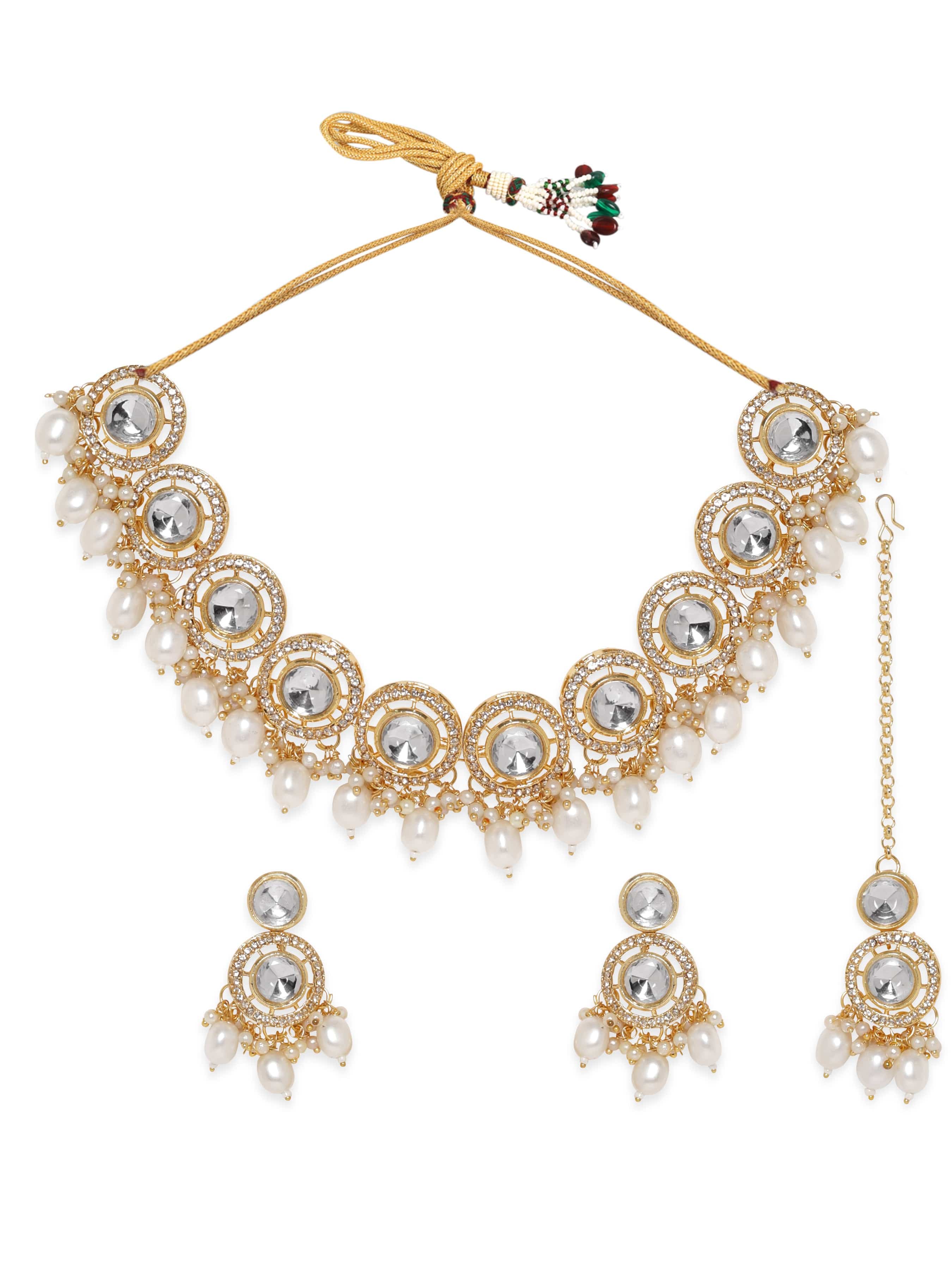 Polki Majesty Necklace Set