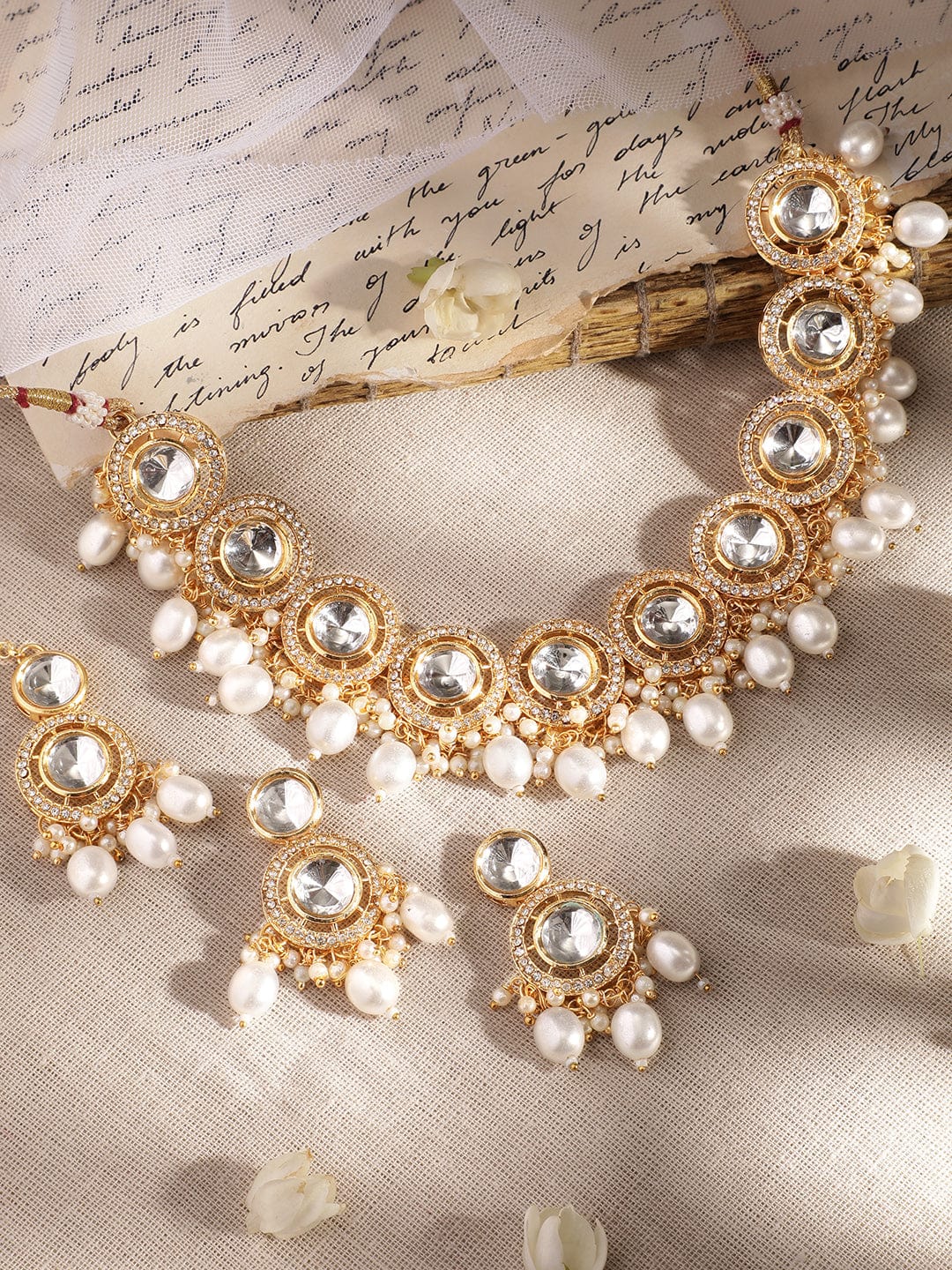 Polki Majesty Necklace Set