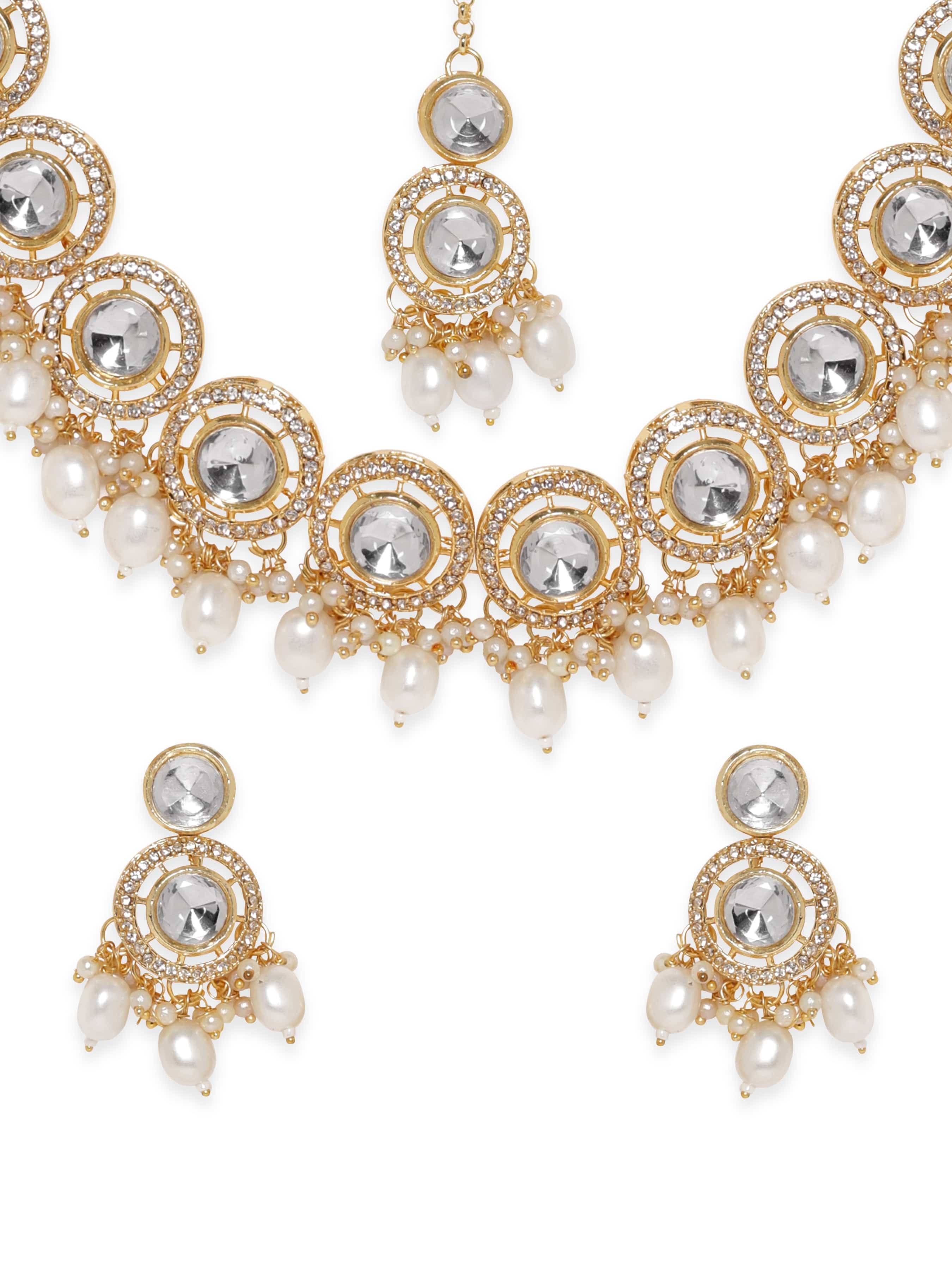 Polki Majesty Necklace Set