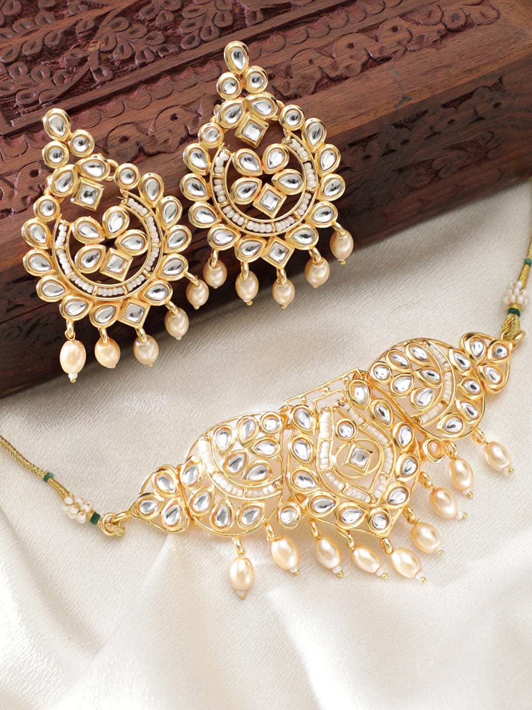 Rani’s Reflection in Ivory Light Necklace Set