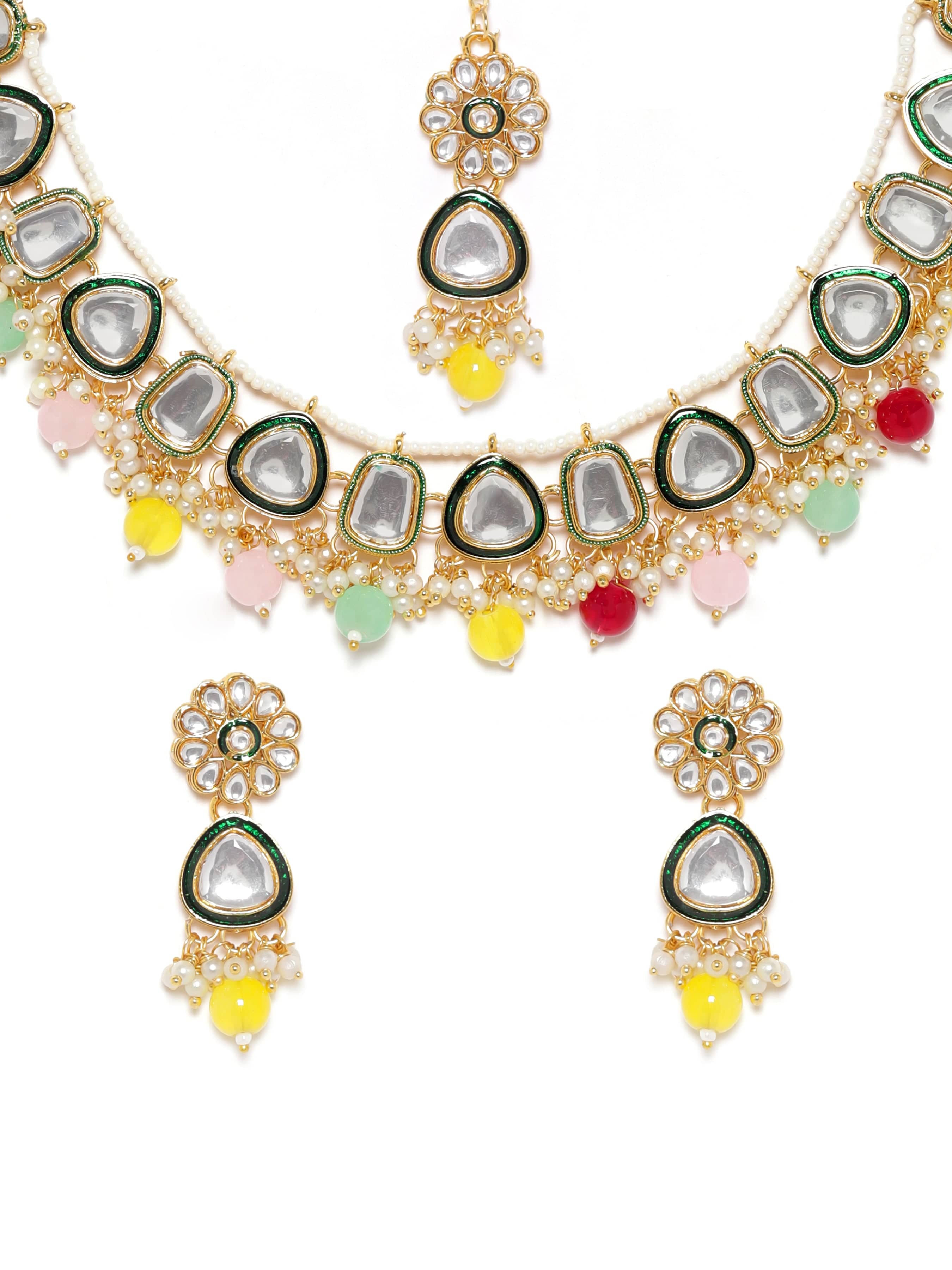 Colours in Harmony Kundan Necklace Set