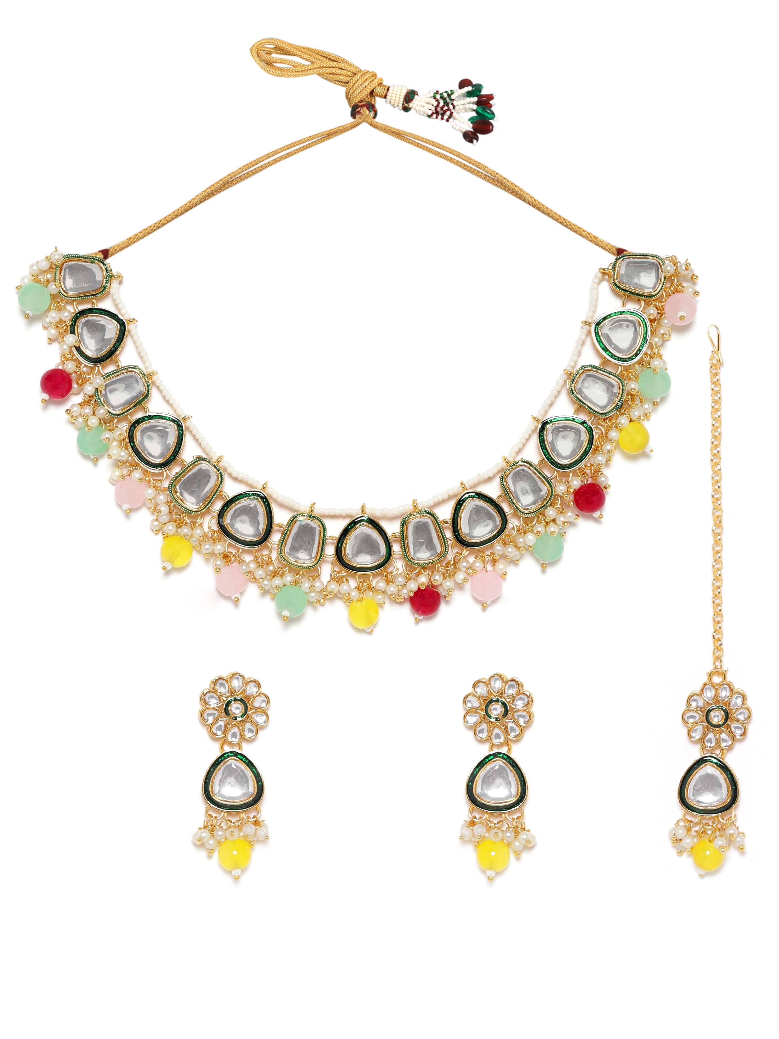 Colours in Harmony Kundan Necklace Set