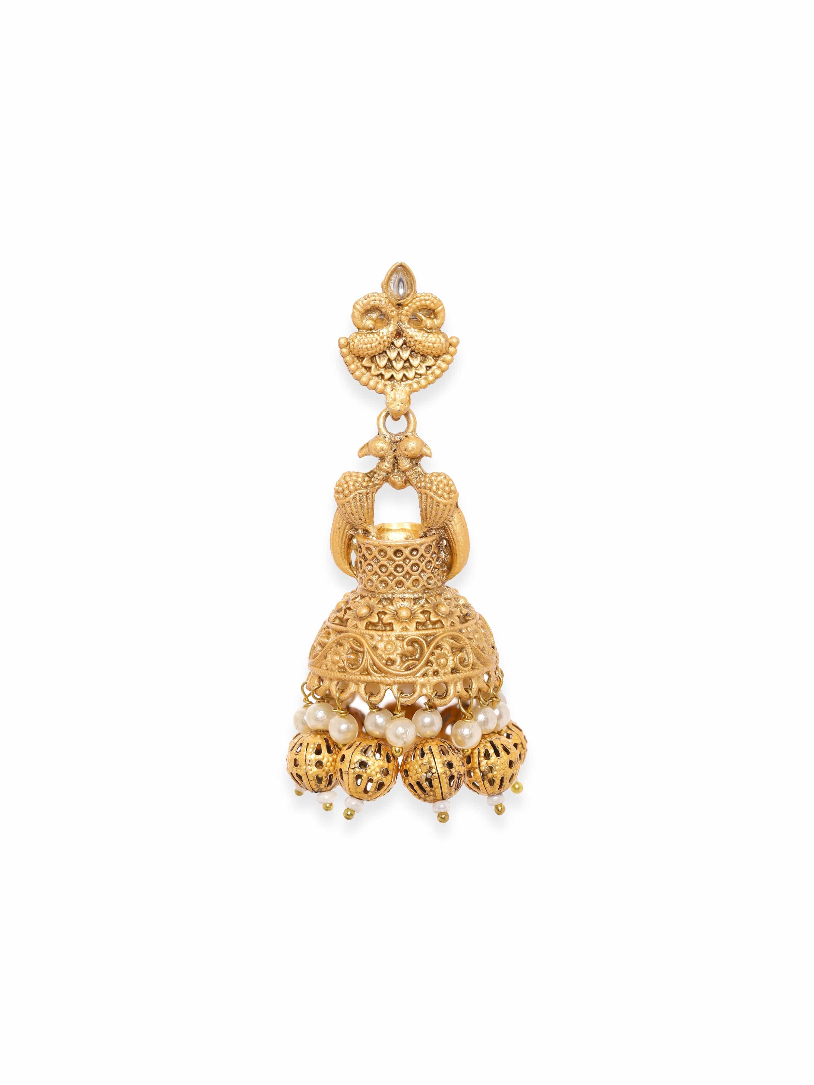 Heritage Peacock Temple Jhumka