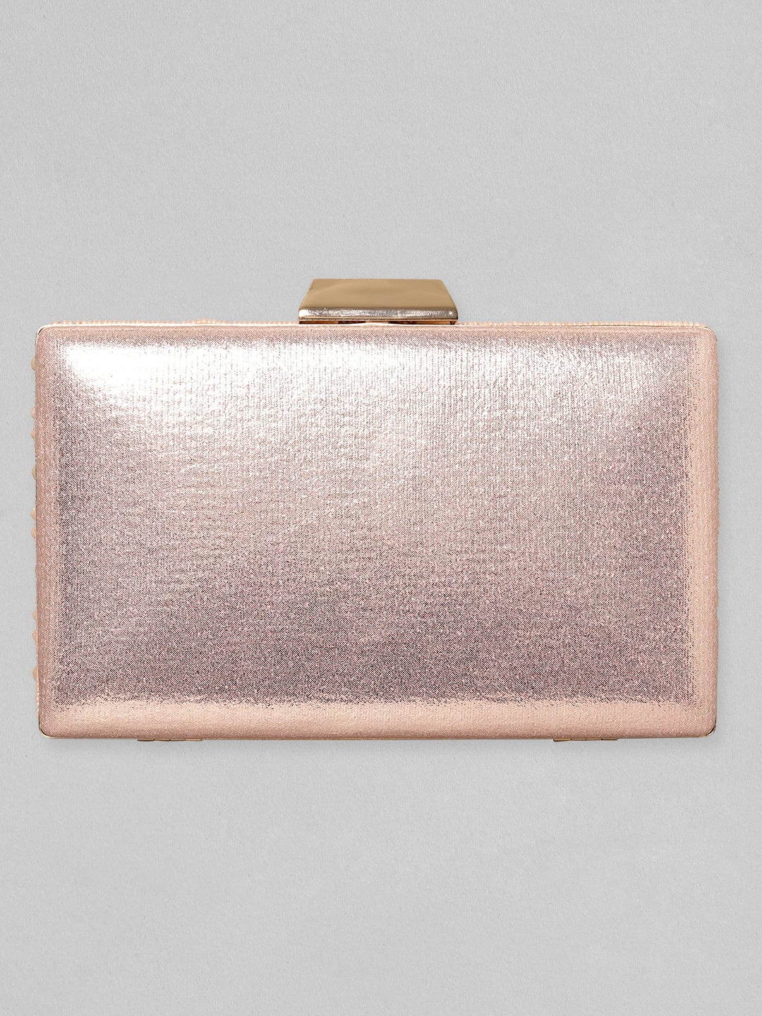 Wentra Pink Embellished Shopper Handheld Bag