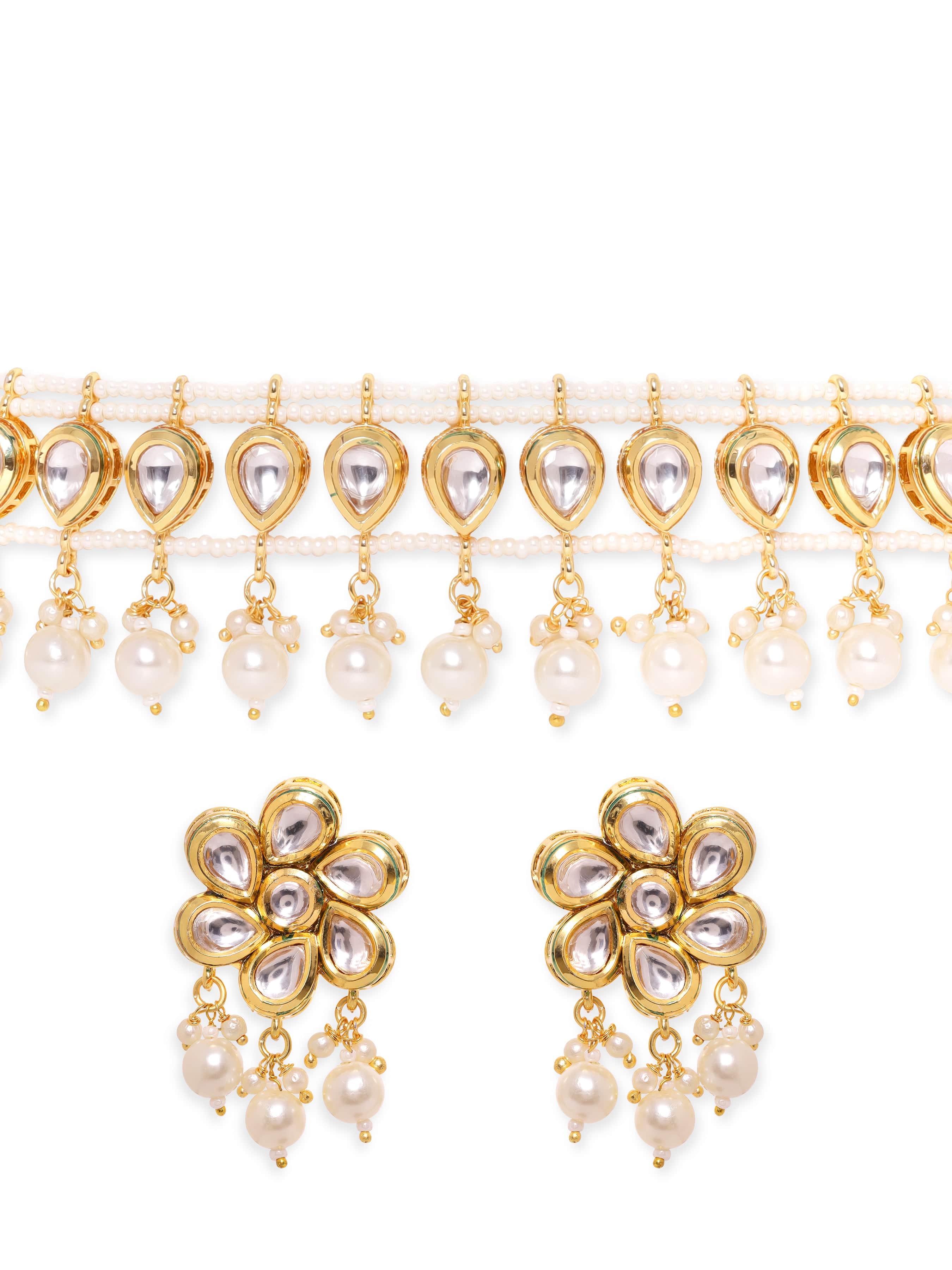 Minimal Kundan Heritage Necklace Set