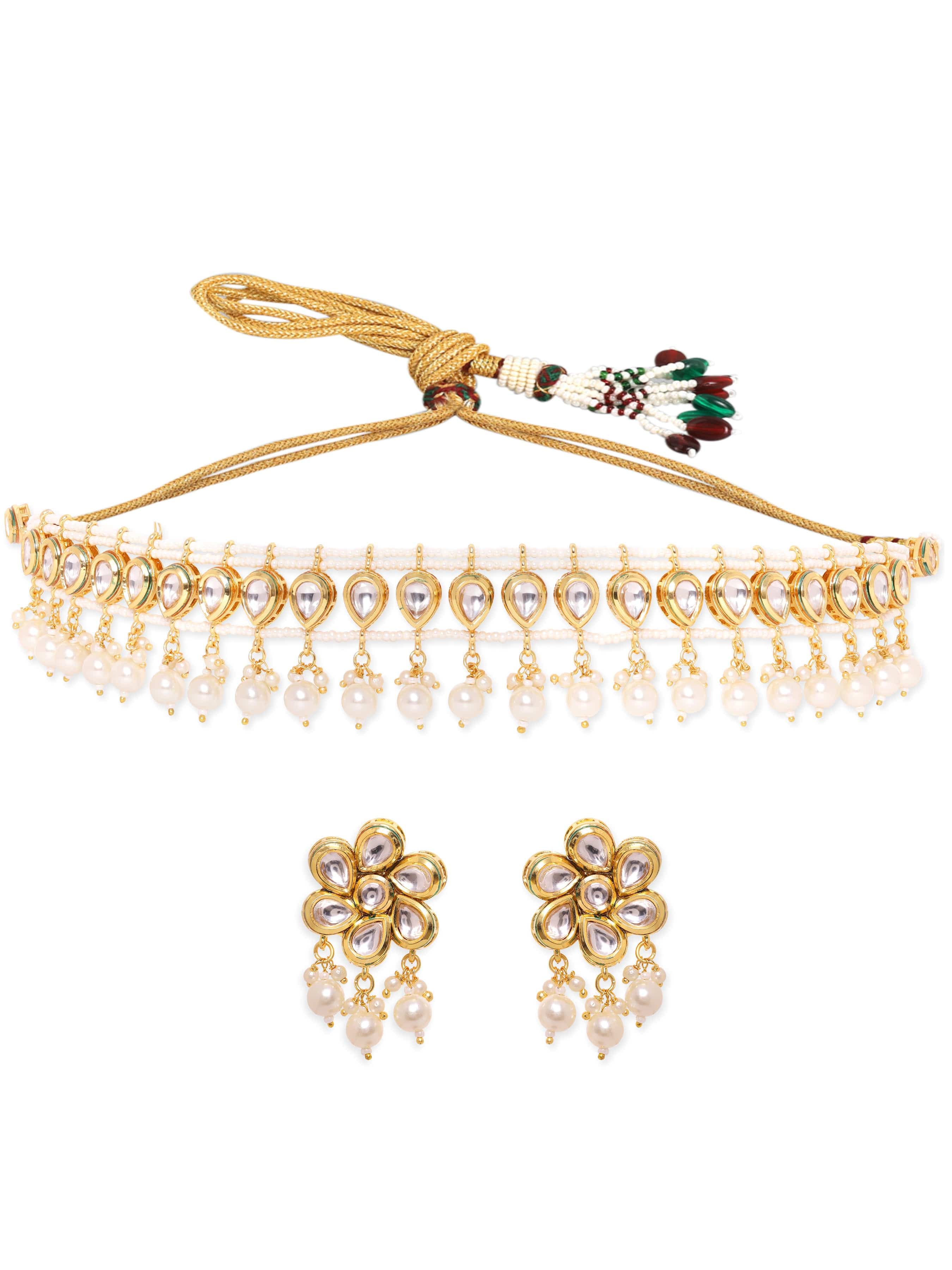 Minimal Kundan Heritage Necklace Set