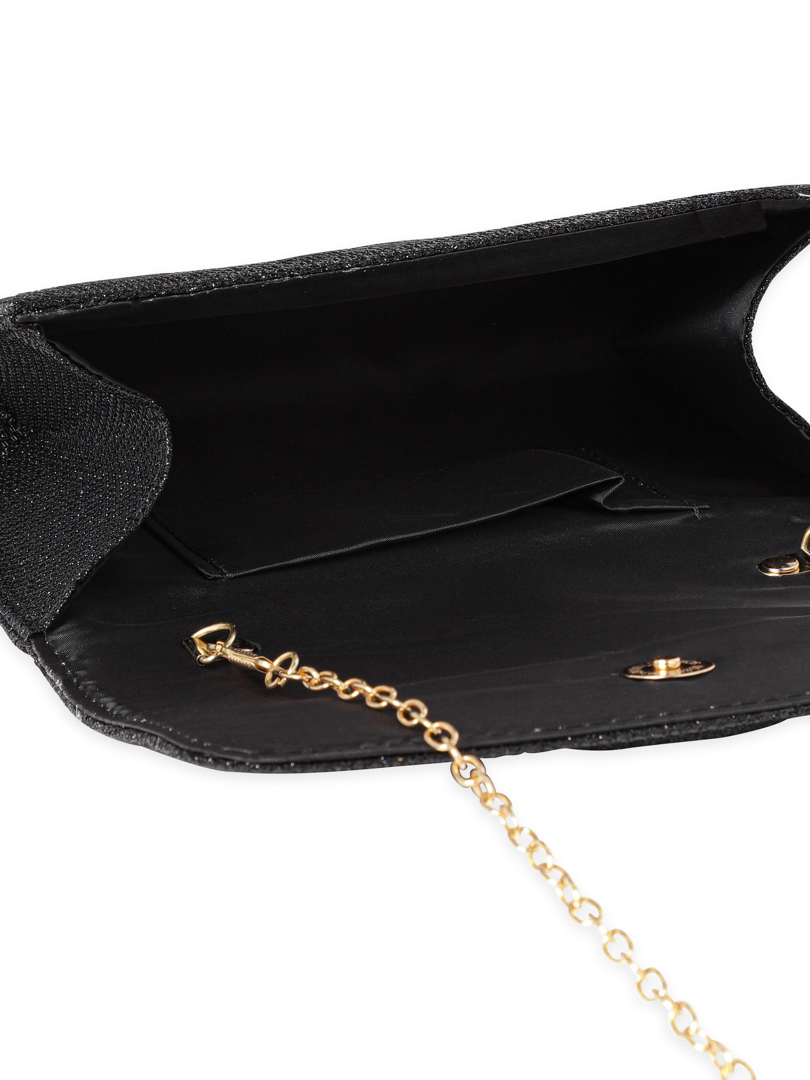 Wentra Radiant Splendor Handcrafted Shimmery Clutch