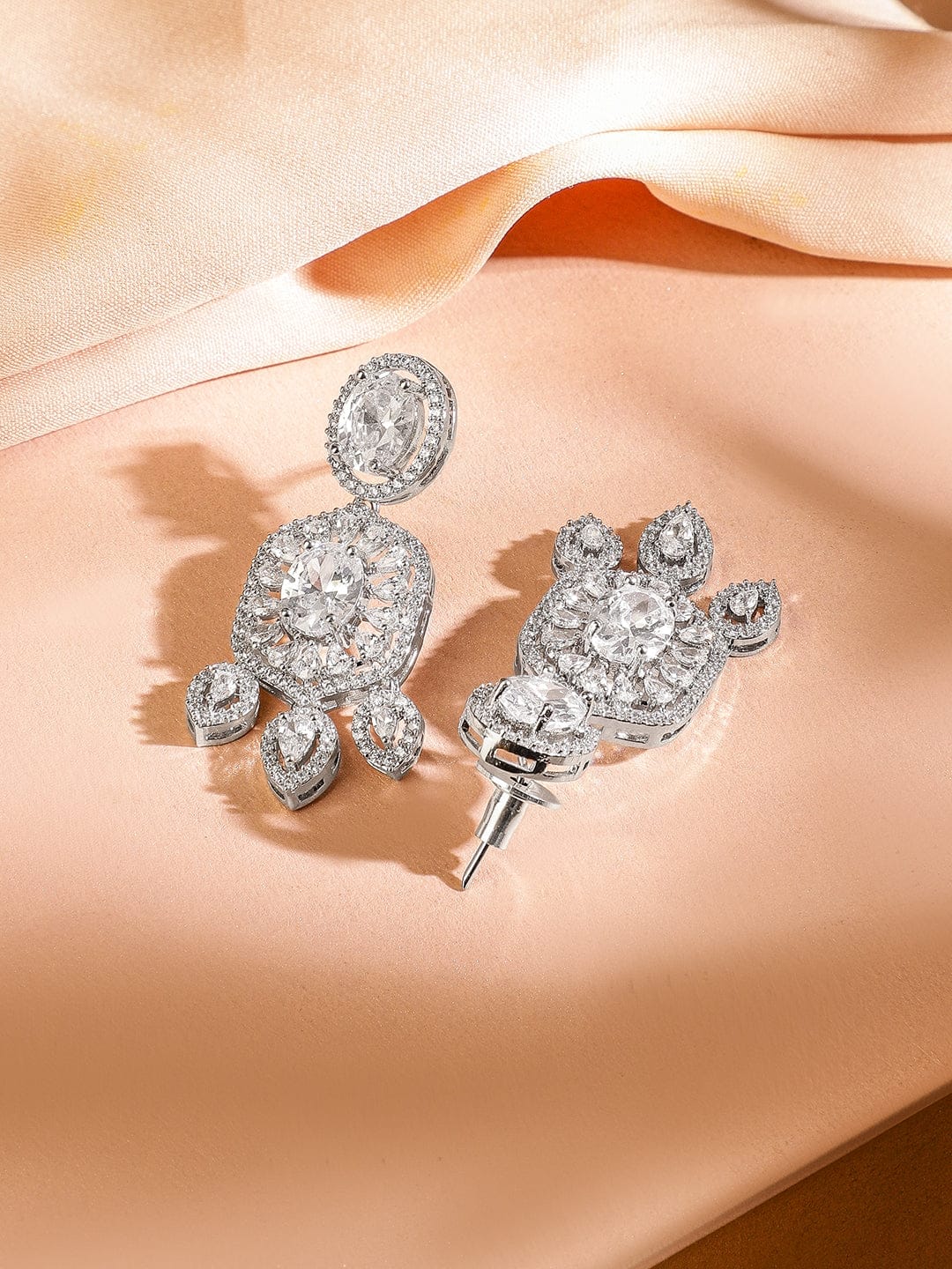 Studded Choker Set in American Diamond Zirconia