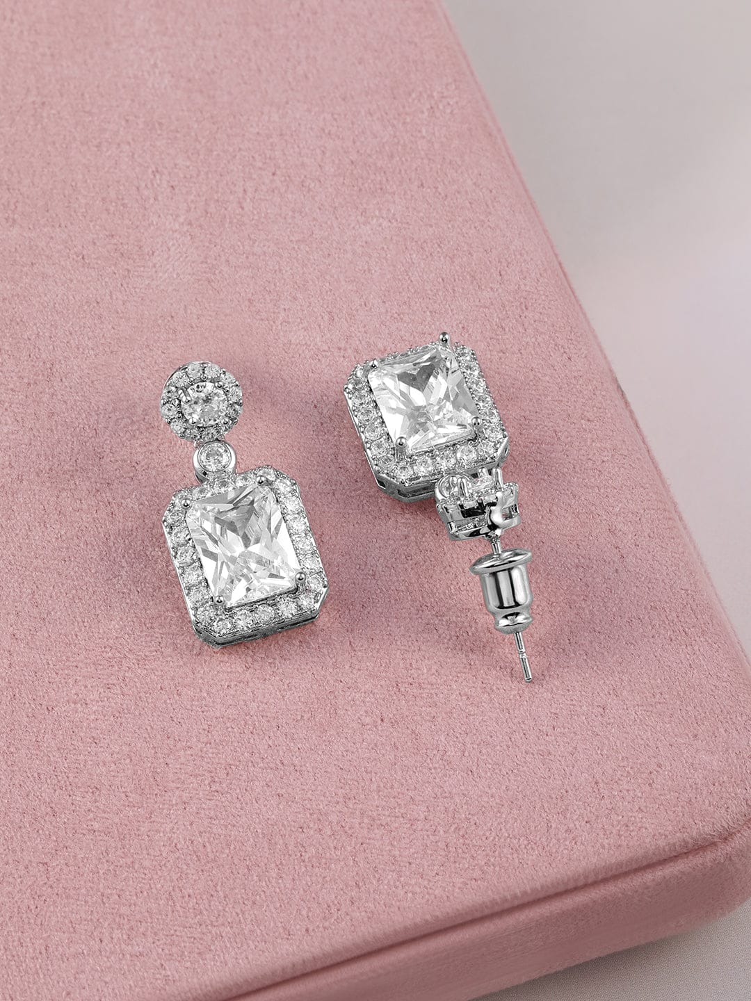 Cubic American Diamond Zirconia Necklace Set