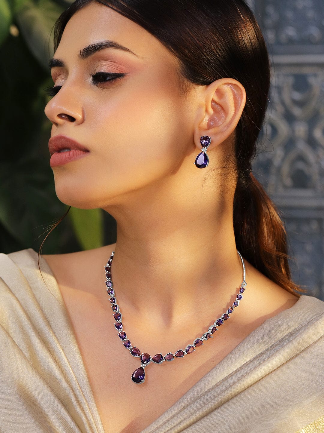 Miraculous Blue Necklace Set