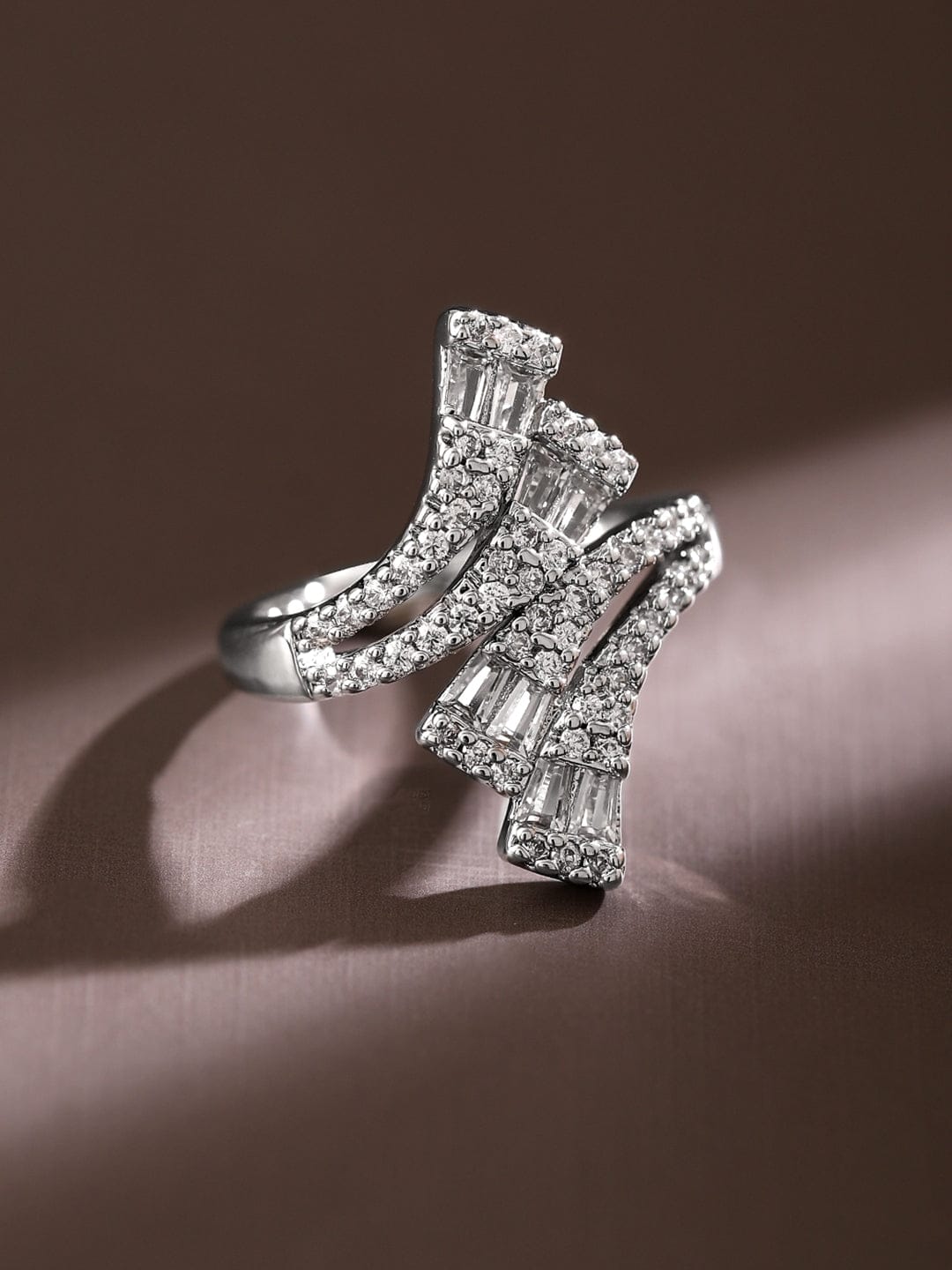 American Diamond Zirconia Stylish Ring
