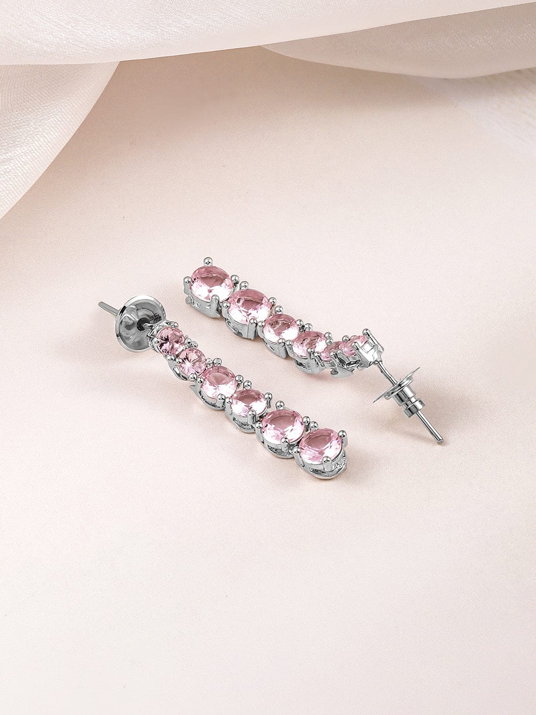 Pink Studded Necklace Set