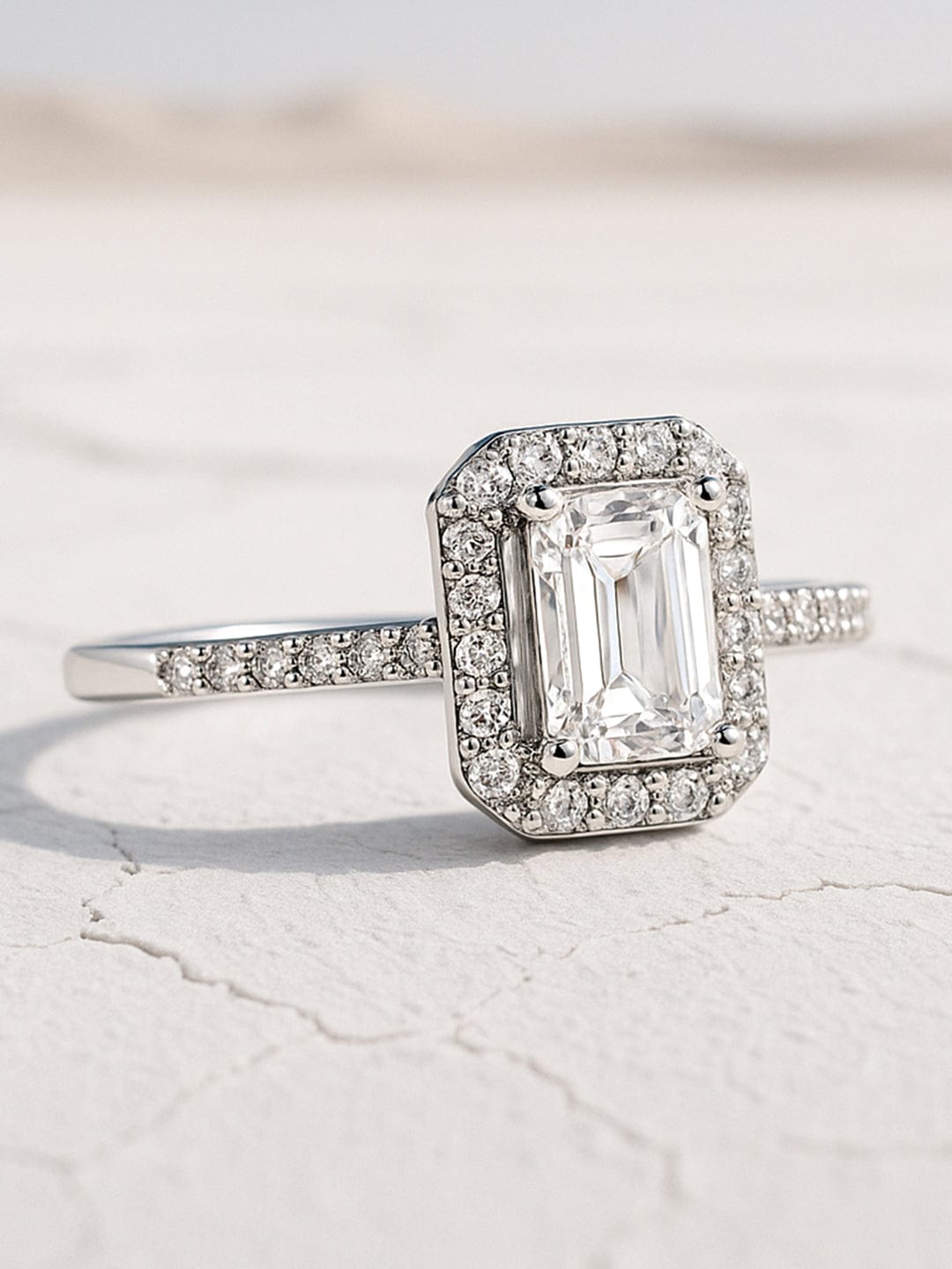American Diamond Zirconia Cubic Ring
