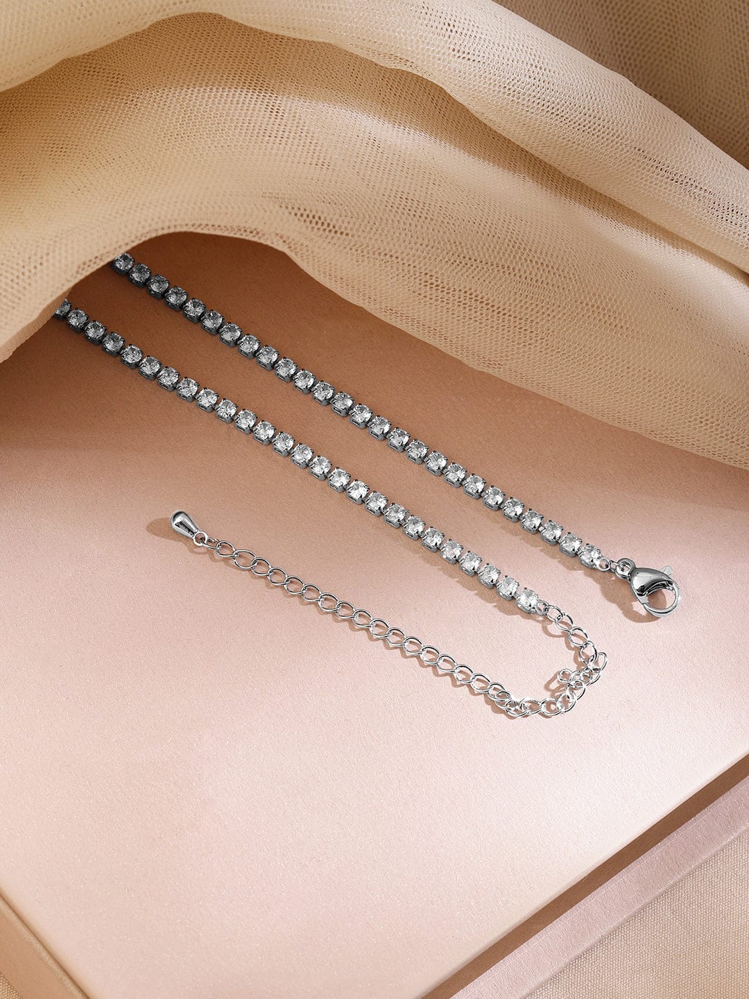 Cherished Crystal Studded Necklace