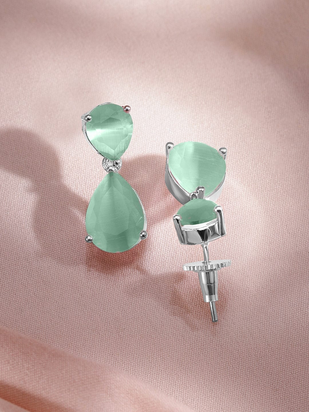 Green American Diamond Zirconia Necklace Set