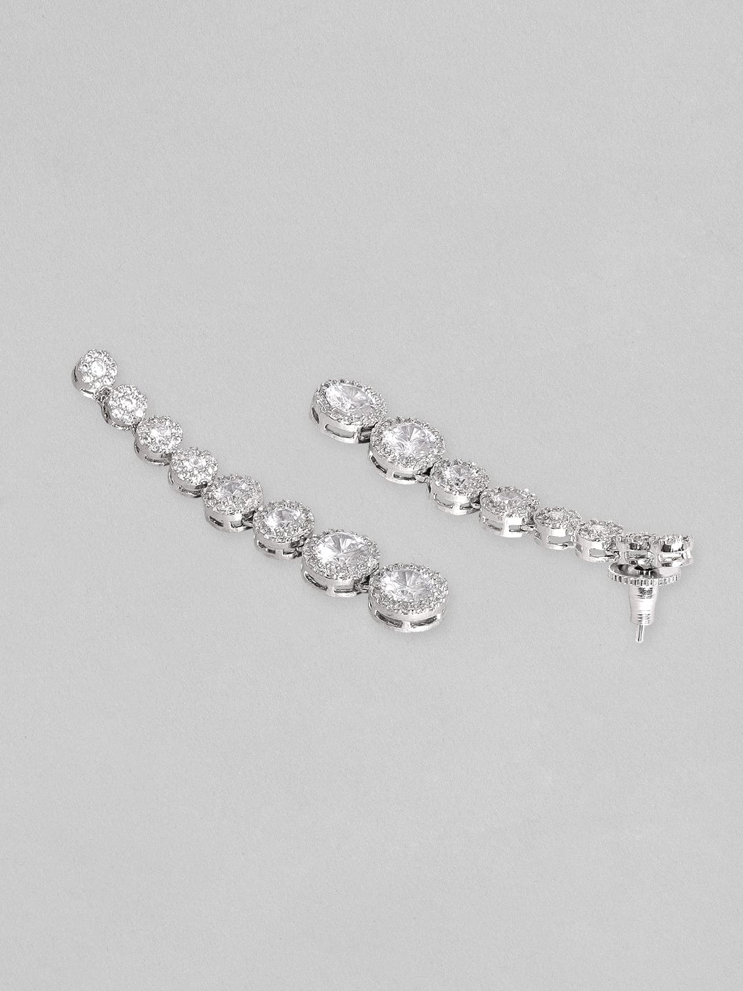 American Diamond Zirconia Necklace Set
