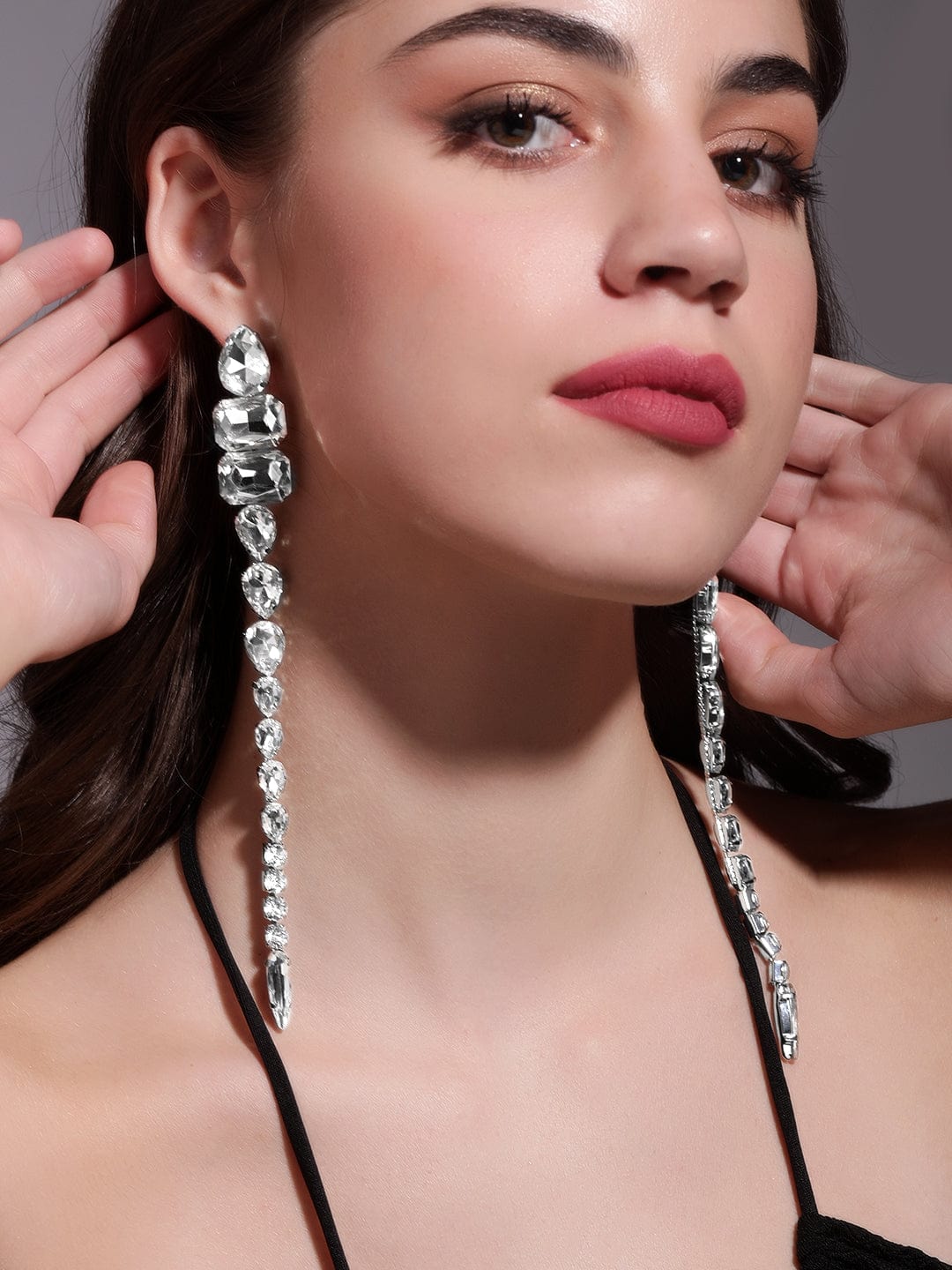 Elegant Affair Crystal Danglers