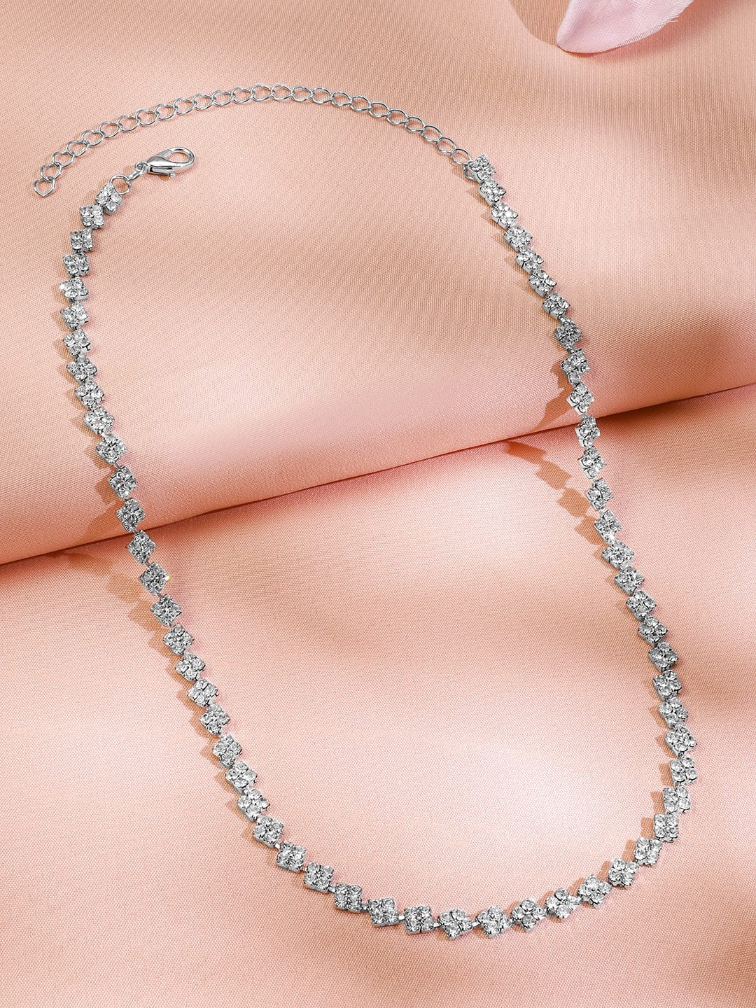 American Diamond Zirconia Necklace