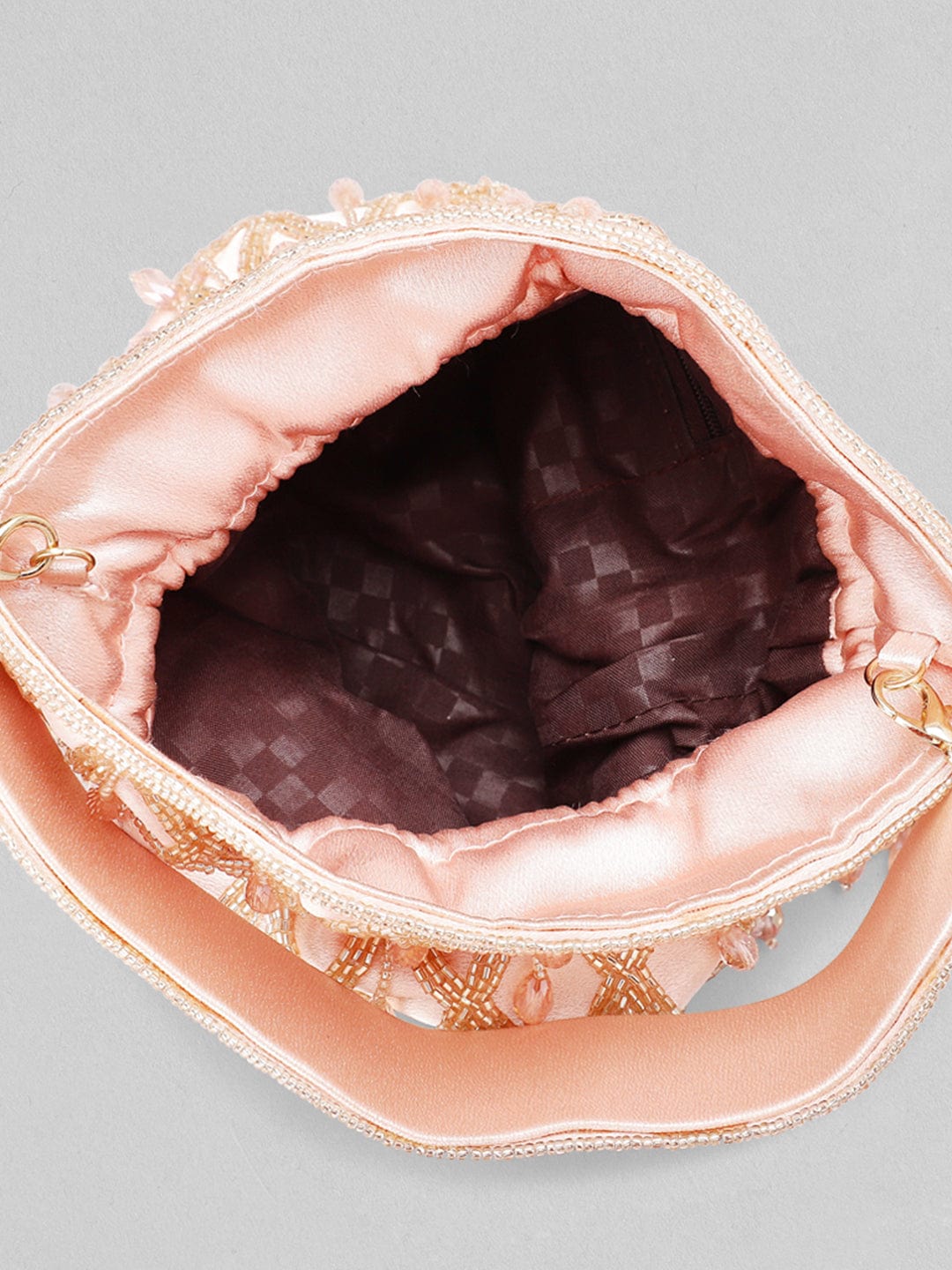 Wentra Rose Beaded Potli Bag