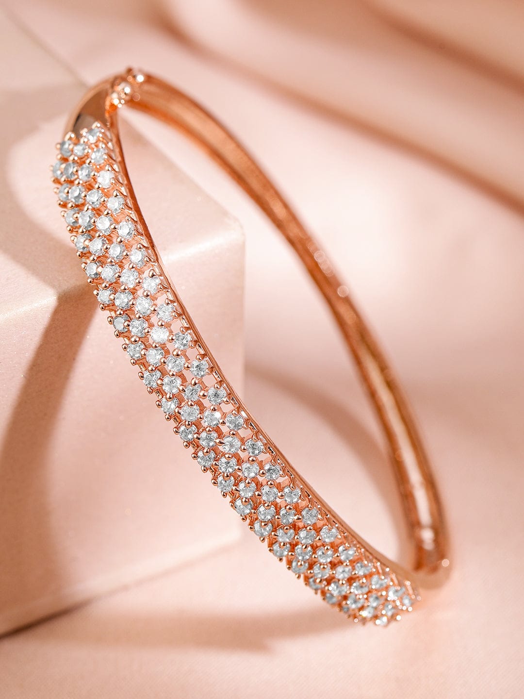 American Diamond Zirconia Studded Bracelet
