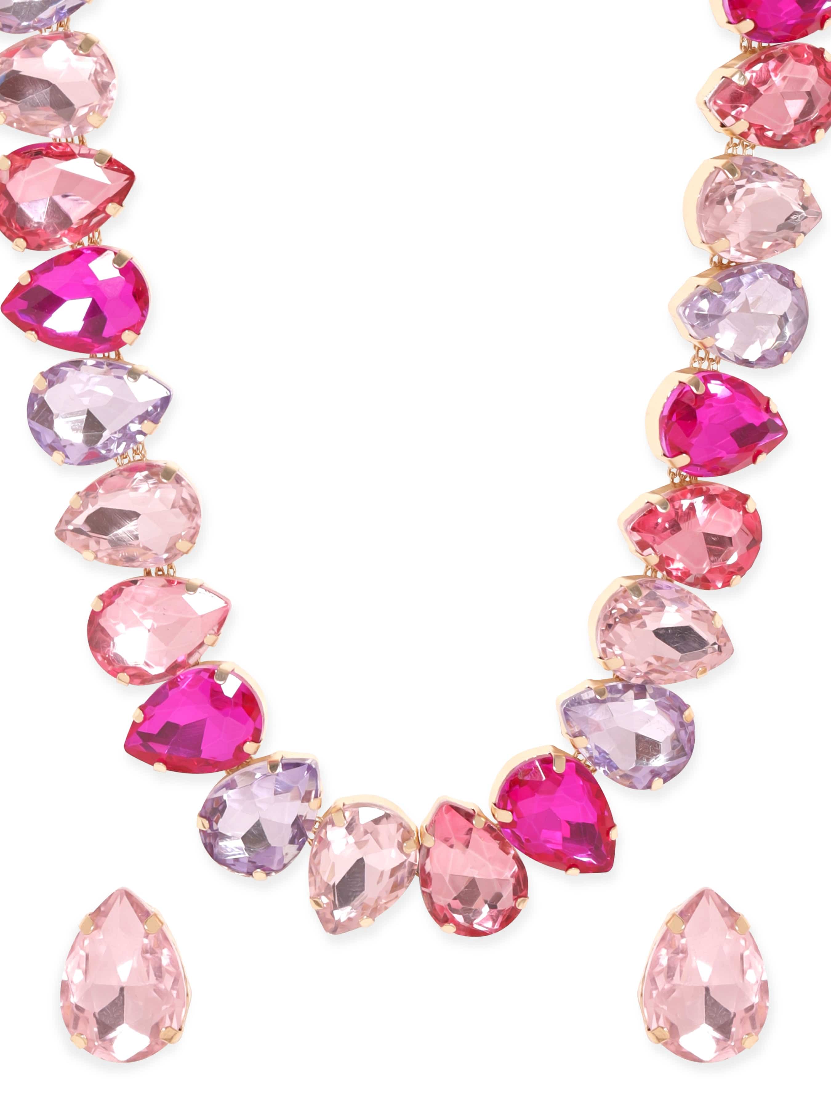Alluring Crystal Necklace Set