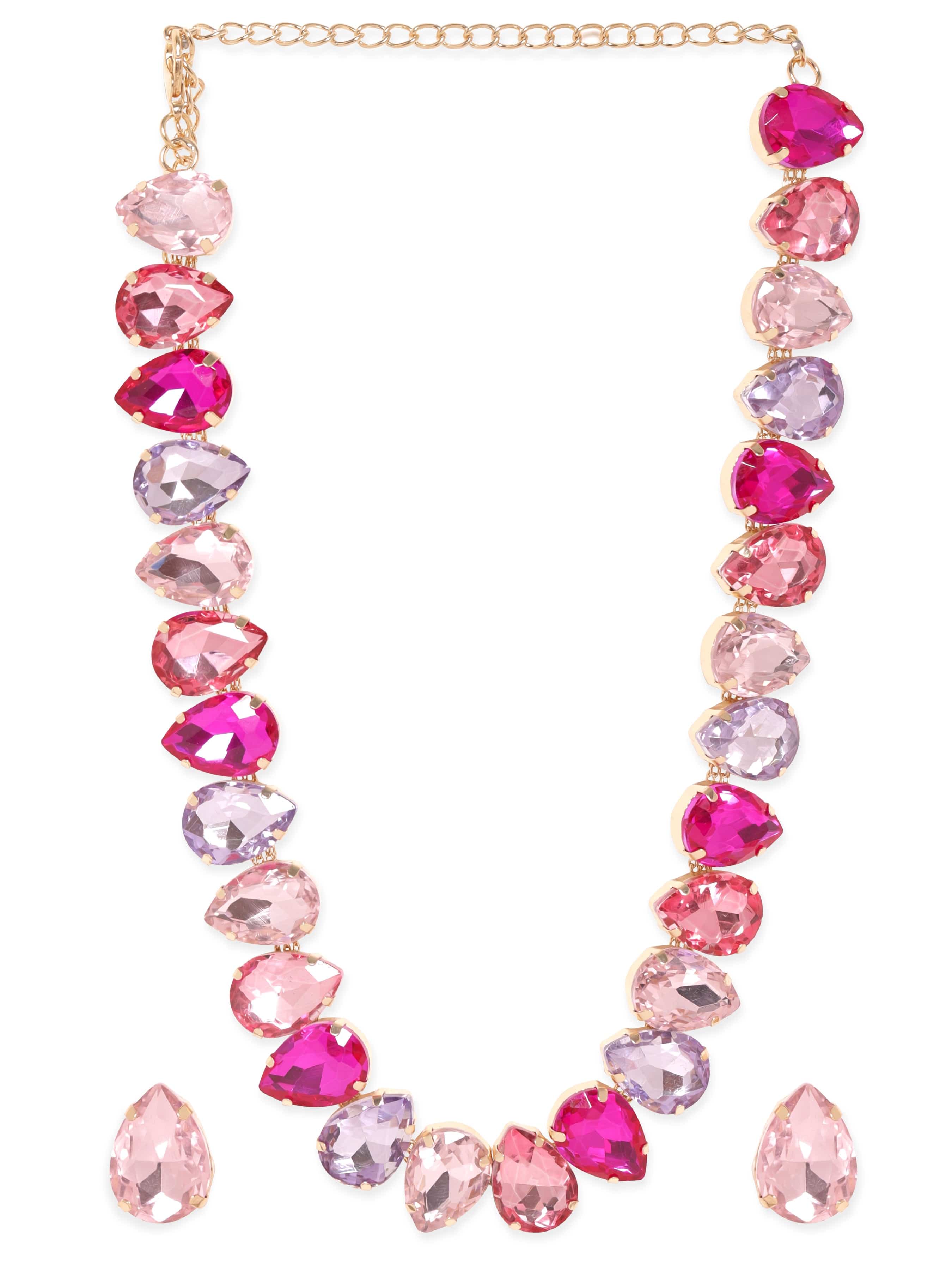 Alluring Crystal Necklace Set