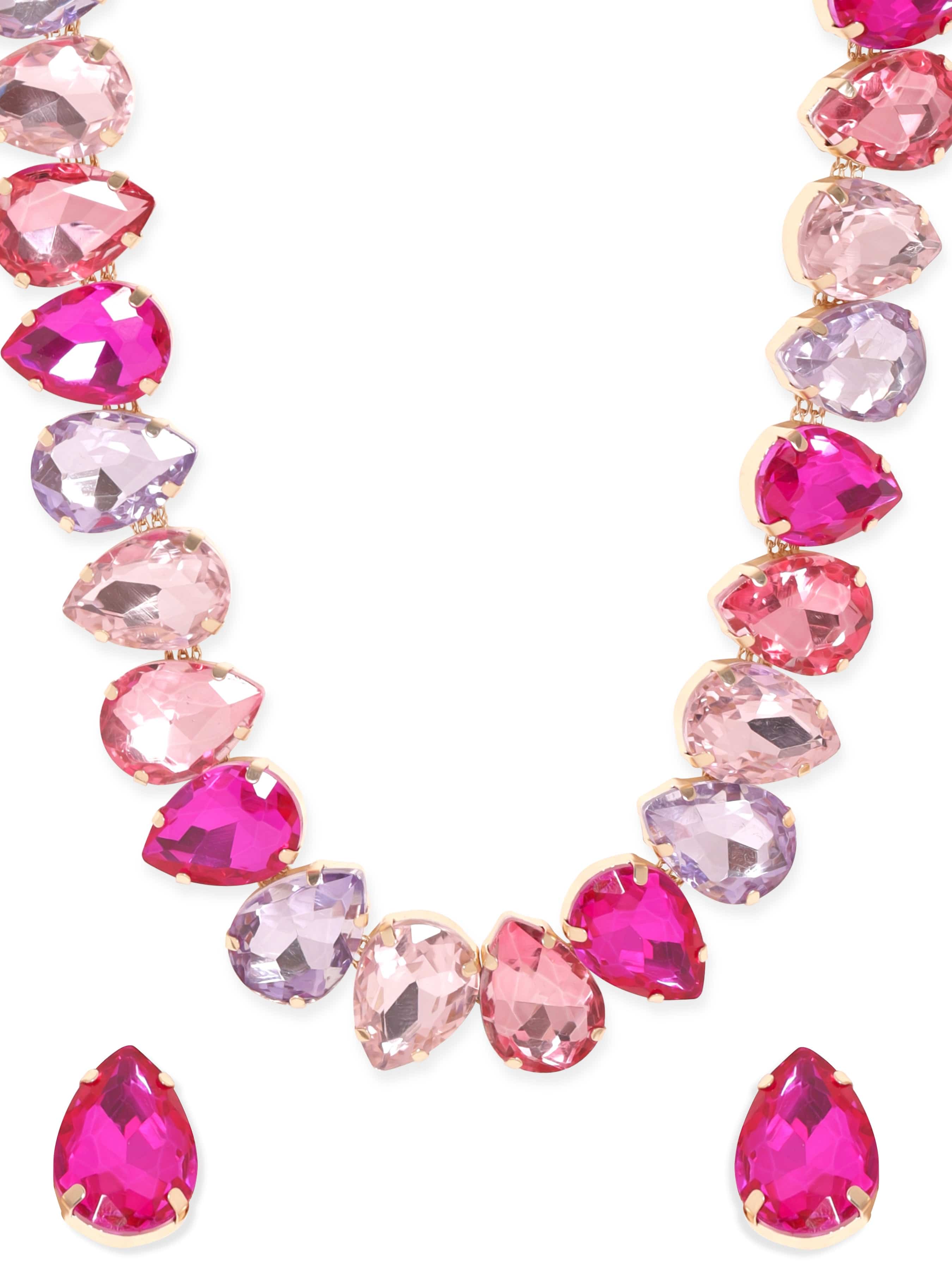 Alluring Crystal Necklace Set