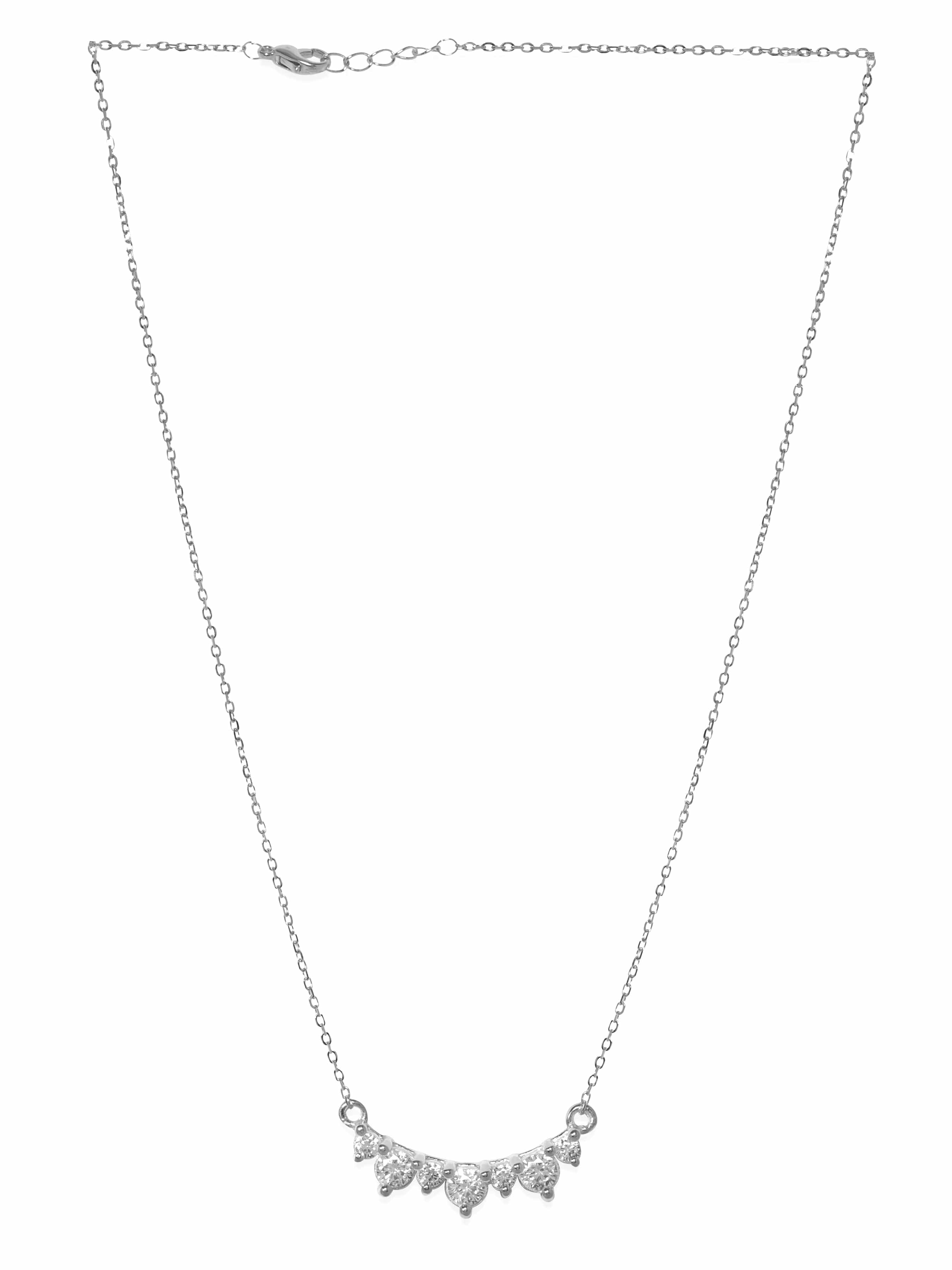 American Diamon Zirconia White Necklace
