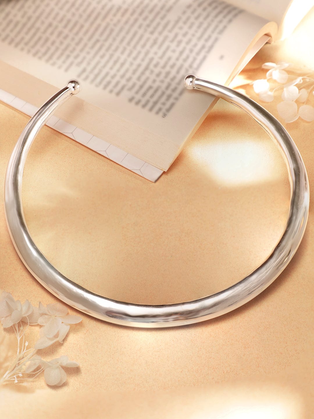 Enchanting Bold Simplicity Oxidised Choker