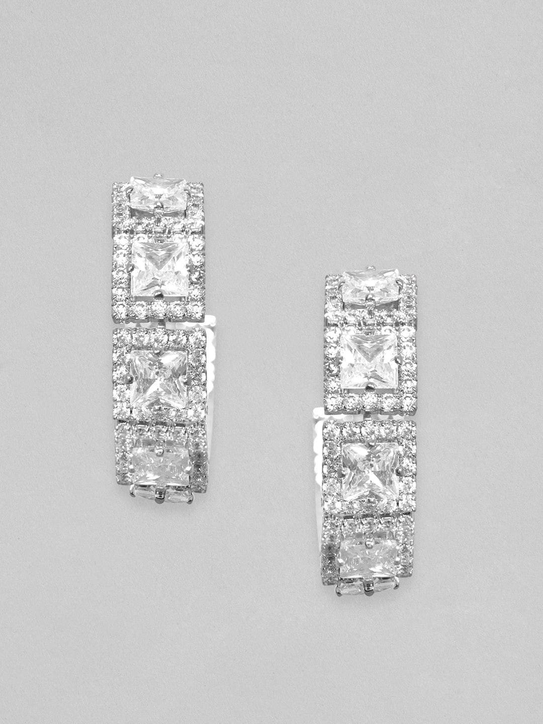 Crystal Twilight Shine Hoop Earrings