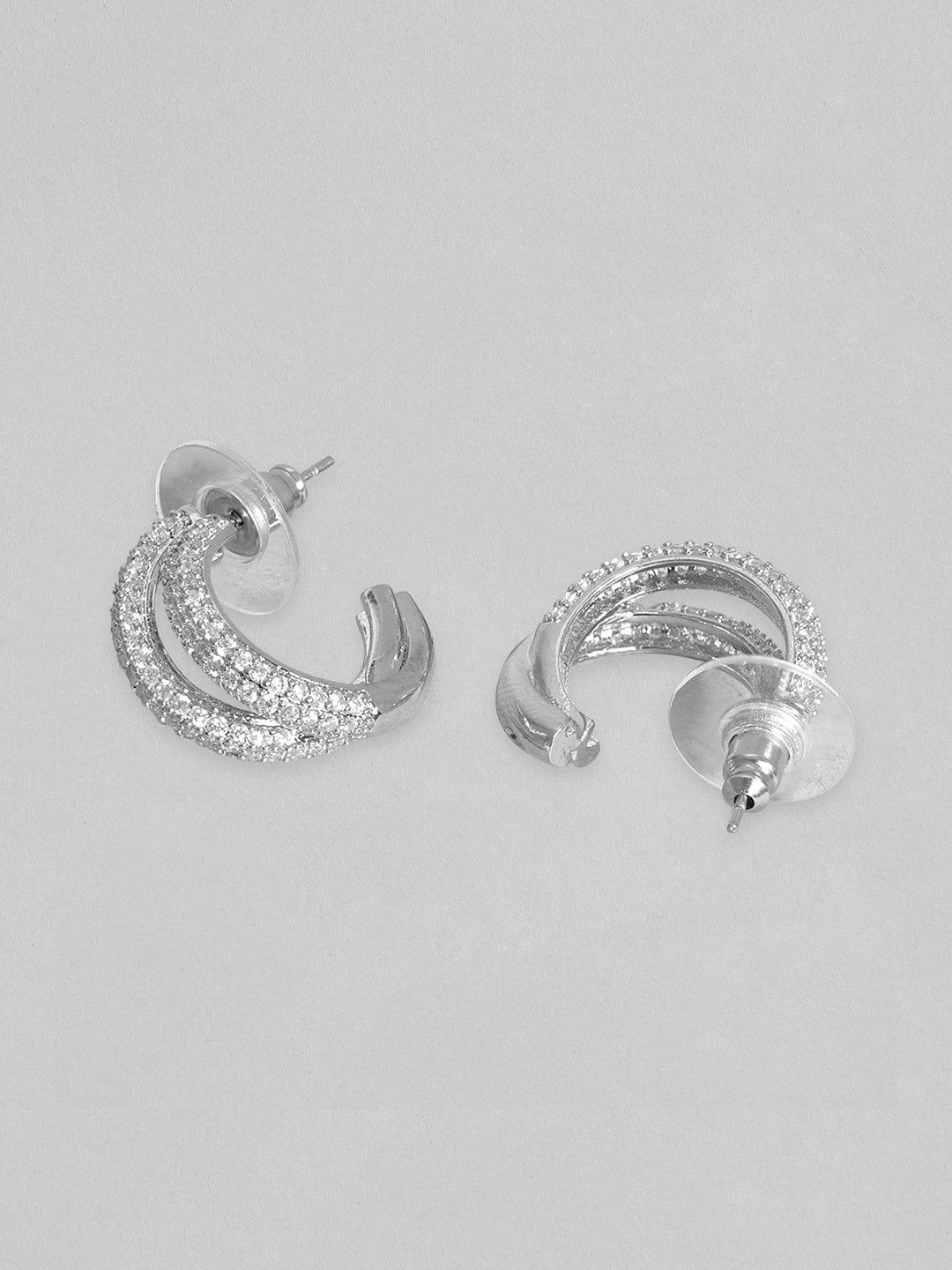 Everyday Sparkle Minimal Hoop Earrings
