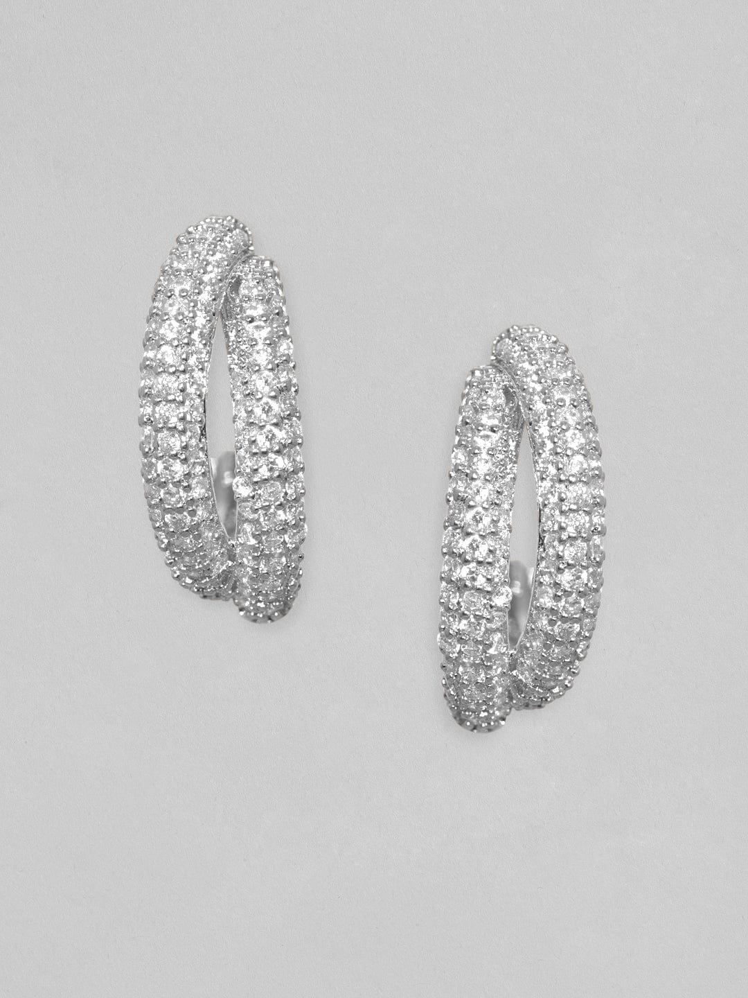 Everyday Sparkle Minimal Hoop Earrings