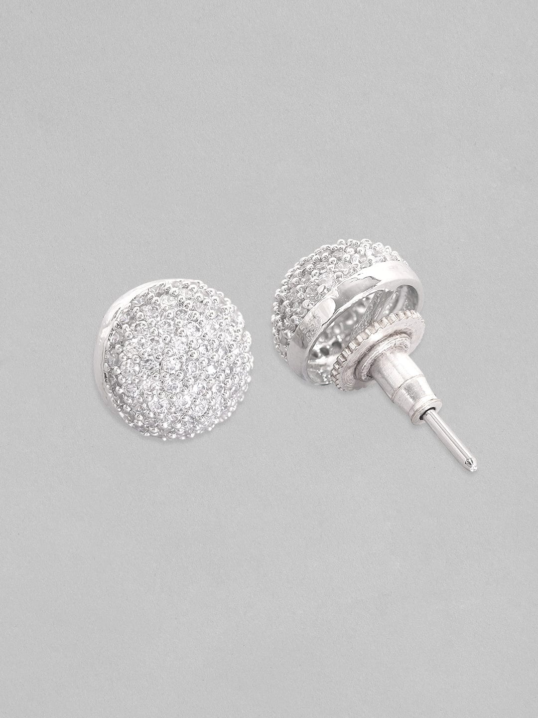 Dazzling Sphere American Diamond Zirconia Studs