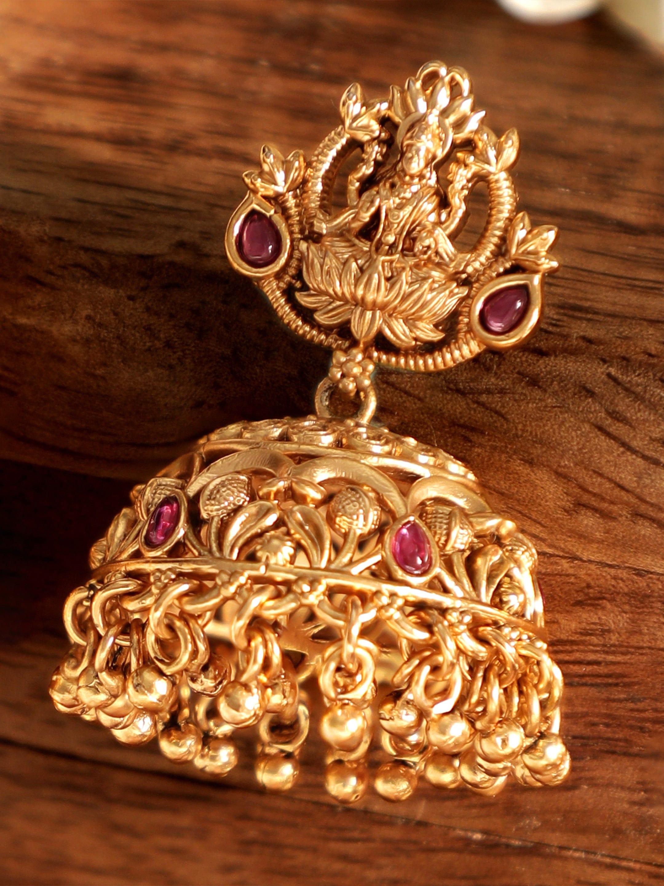 Royal Lakshmi Idol Temple Jhumka