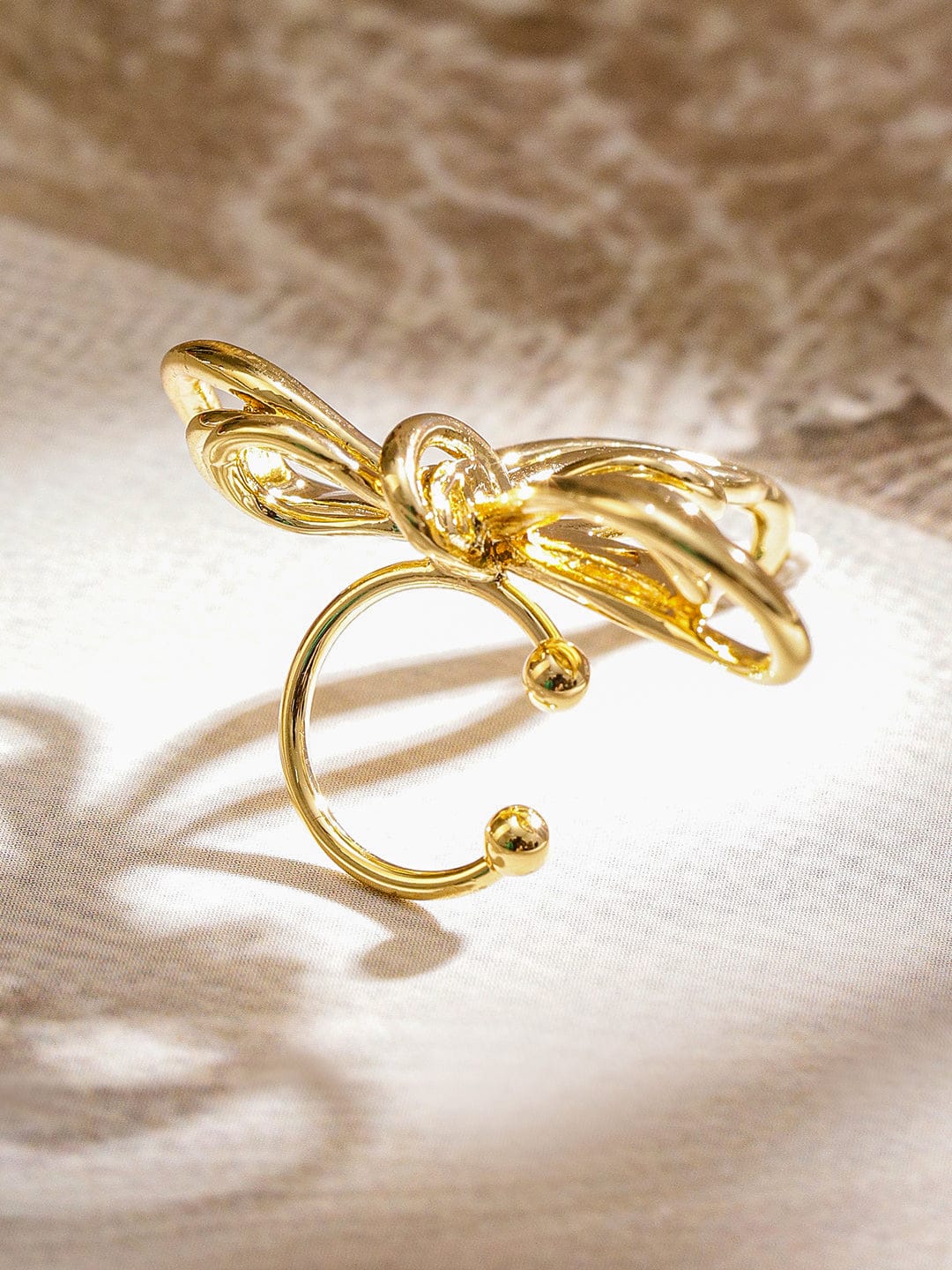 Ribbon Curve Statement Cuff