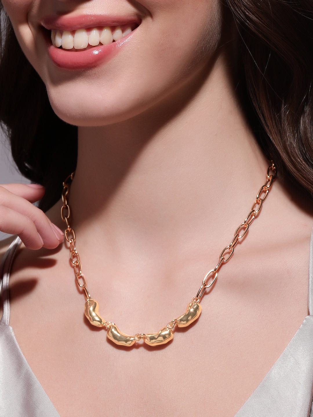 Cool Link Chain with Papper Clip Charm