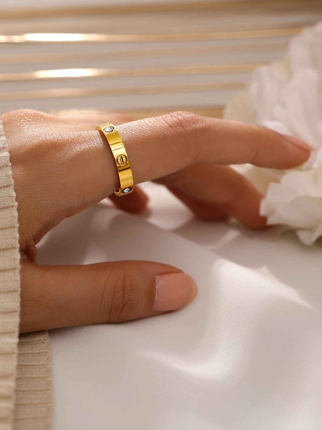 Gold Plated Sleek Band