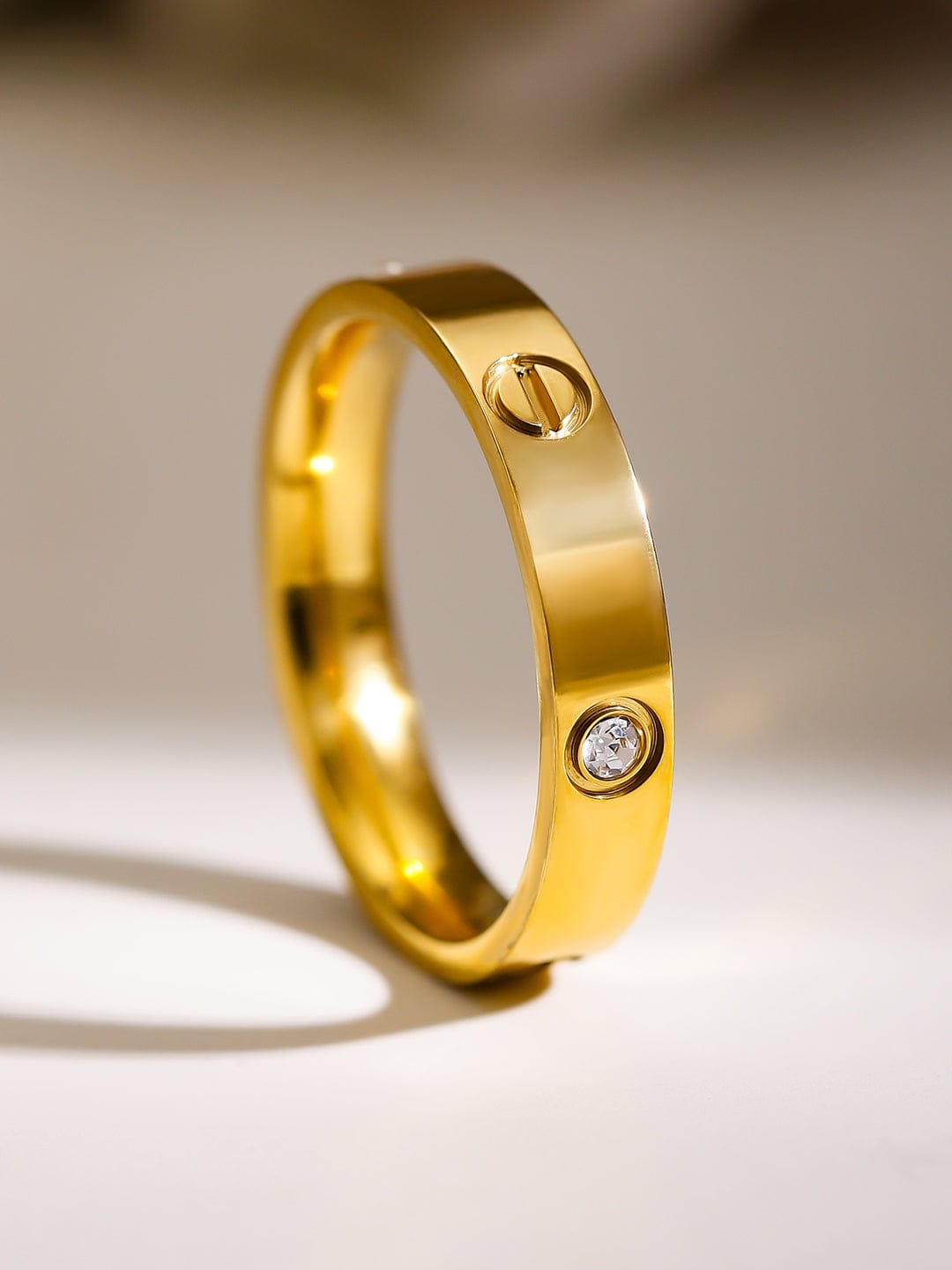 Gold Plated Sleek Band