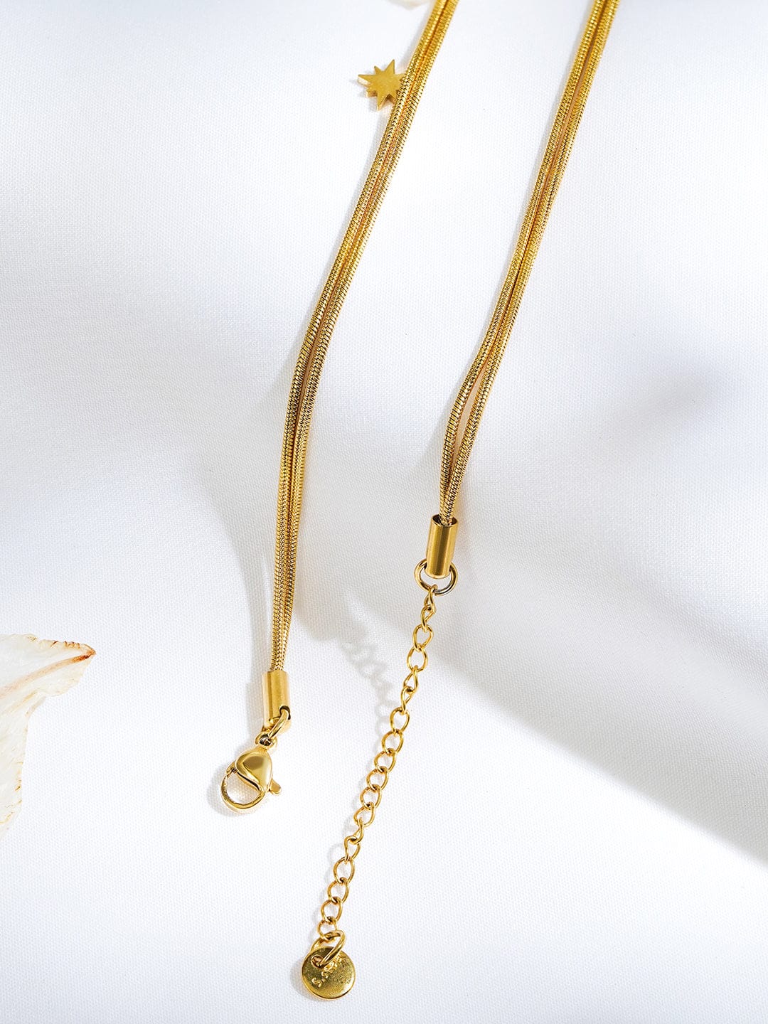 Star Charms Gold Layered Necklace