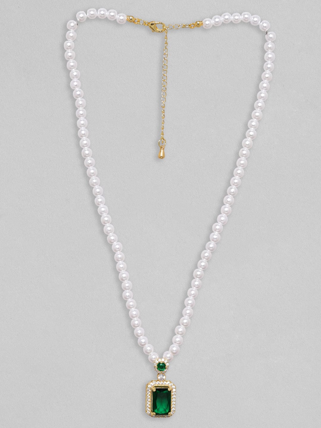 Royal Emerald Green Pearl Necklace