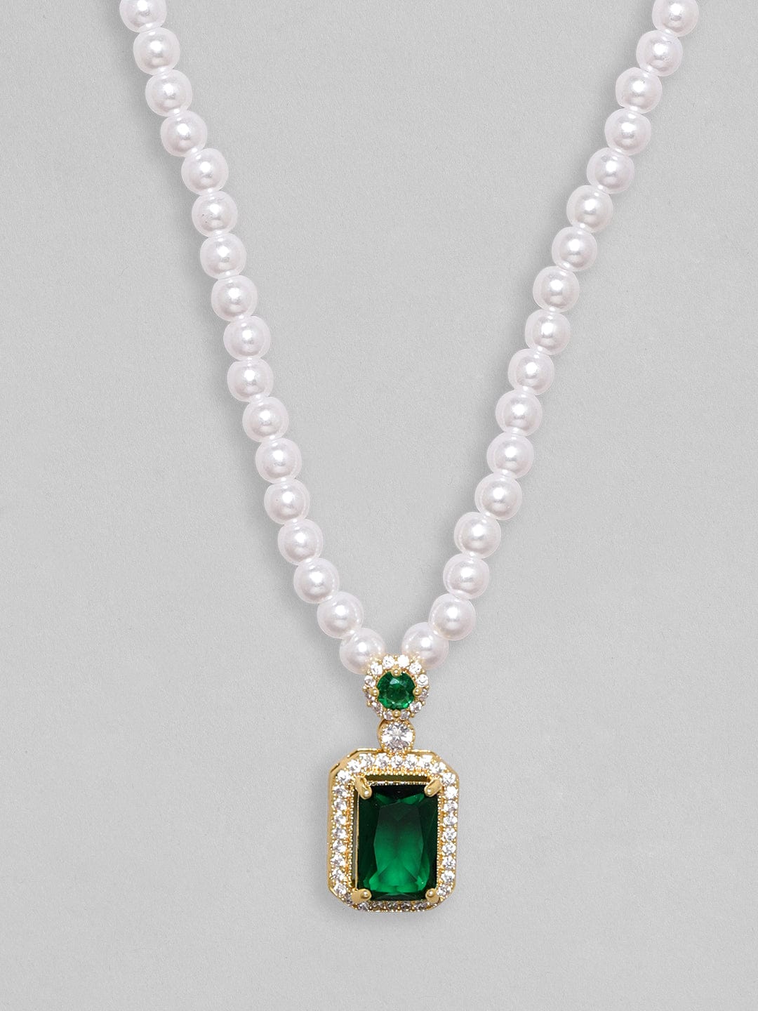 Royal Emerald Green Pearl Necklace