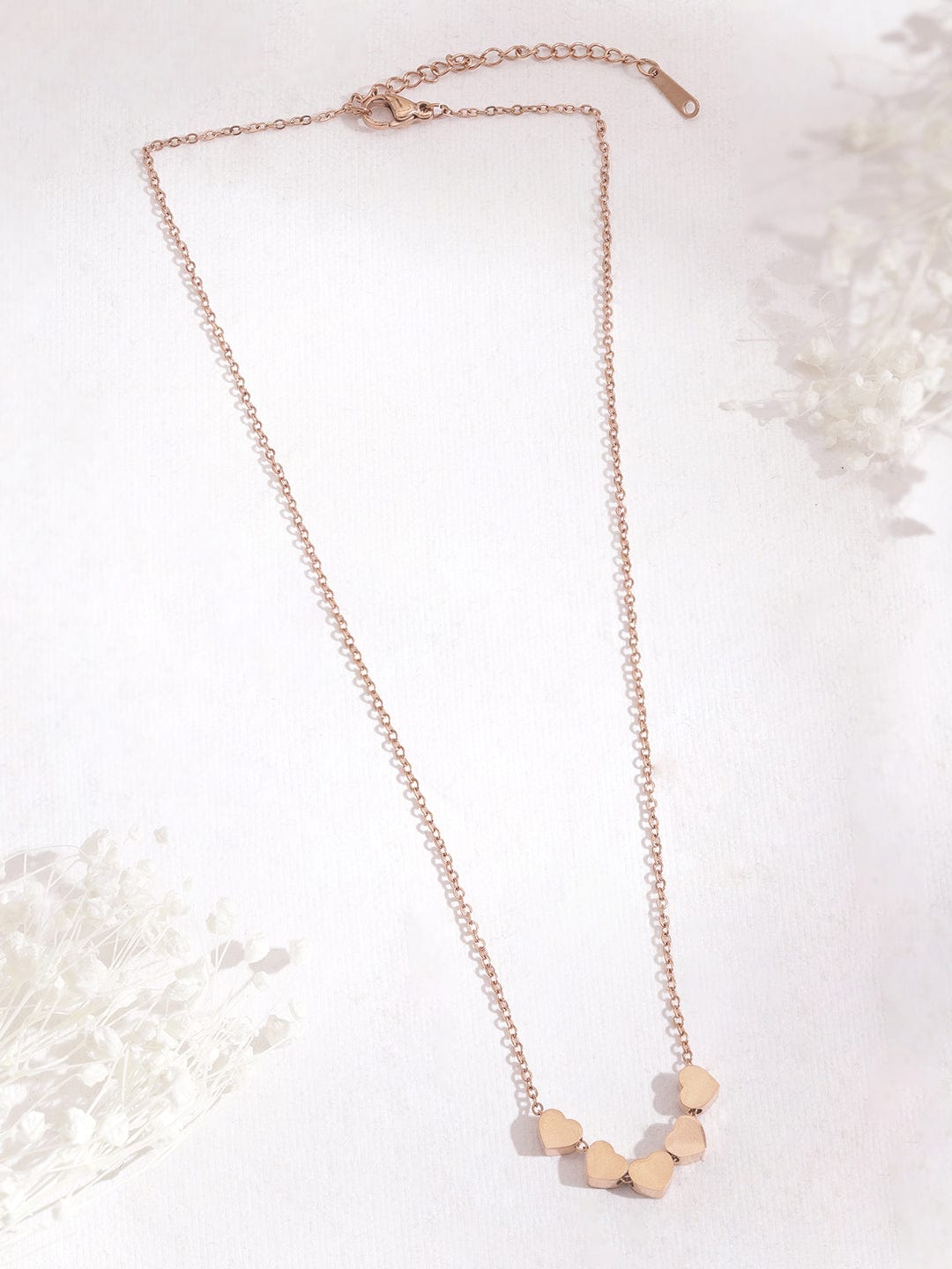 Cherished Heart Charms Pendant Necklace