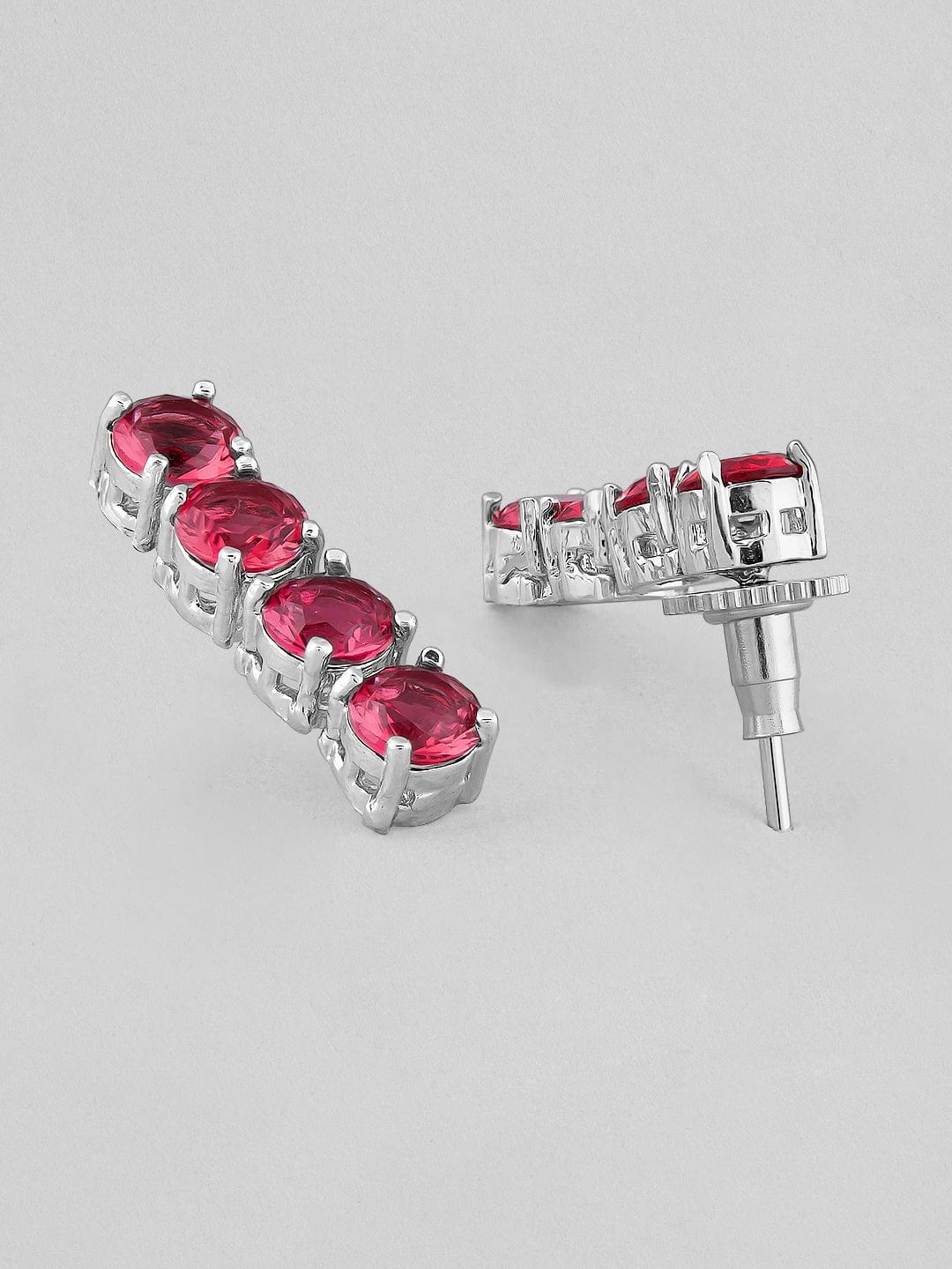 Long Ruby Necklace Set